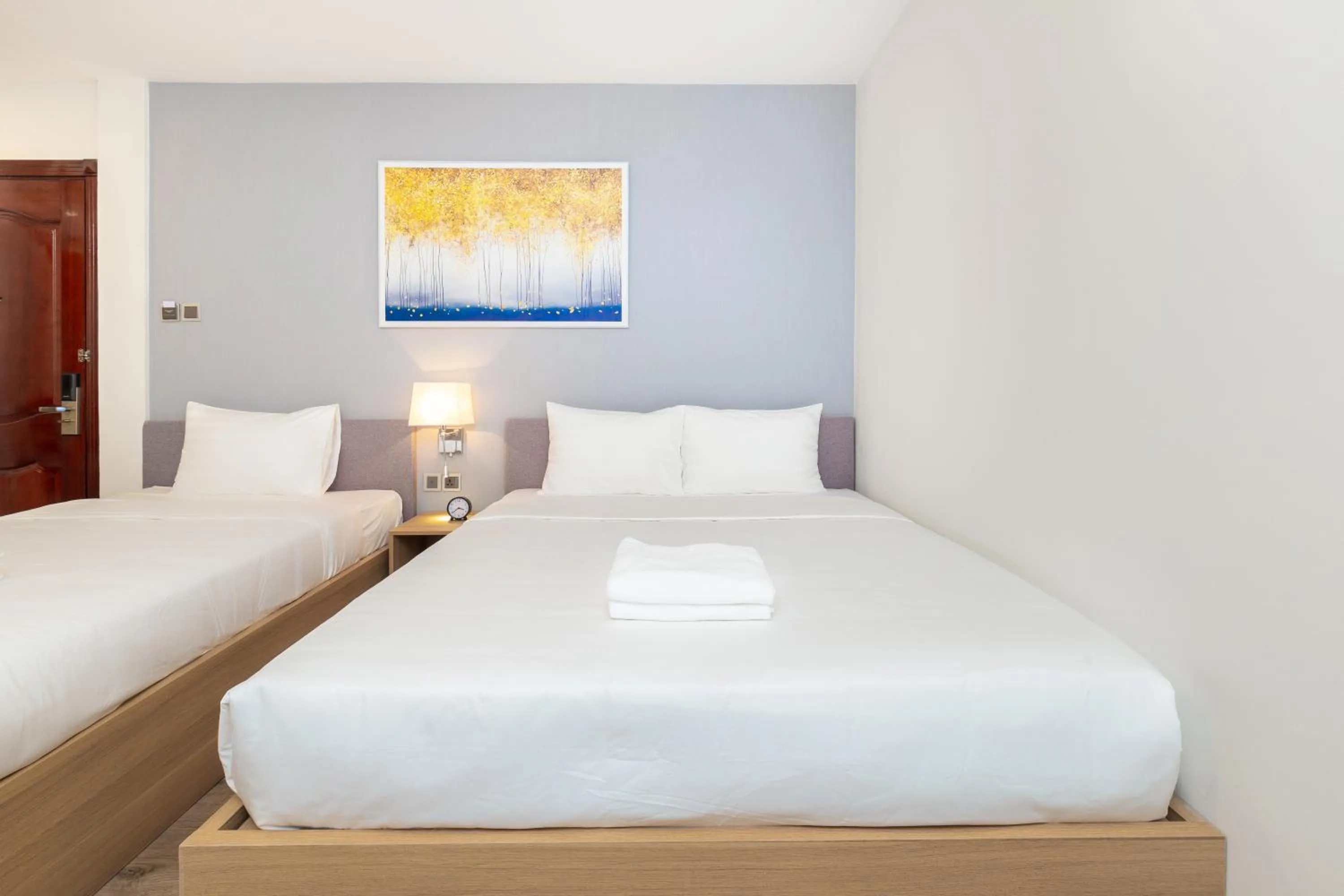 Bed in Cozrum Lux Hotel