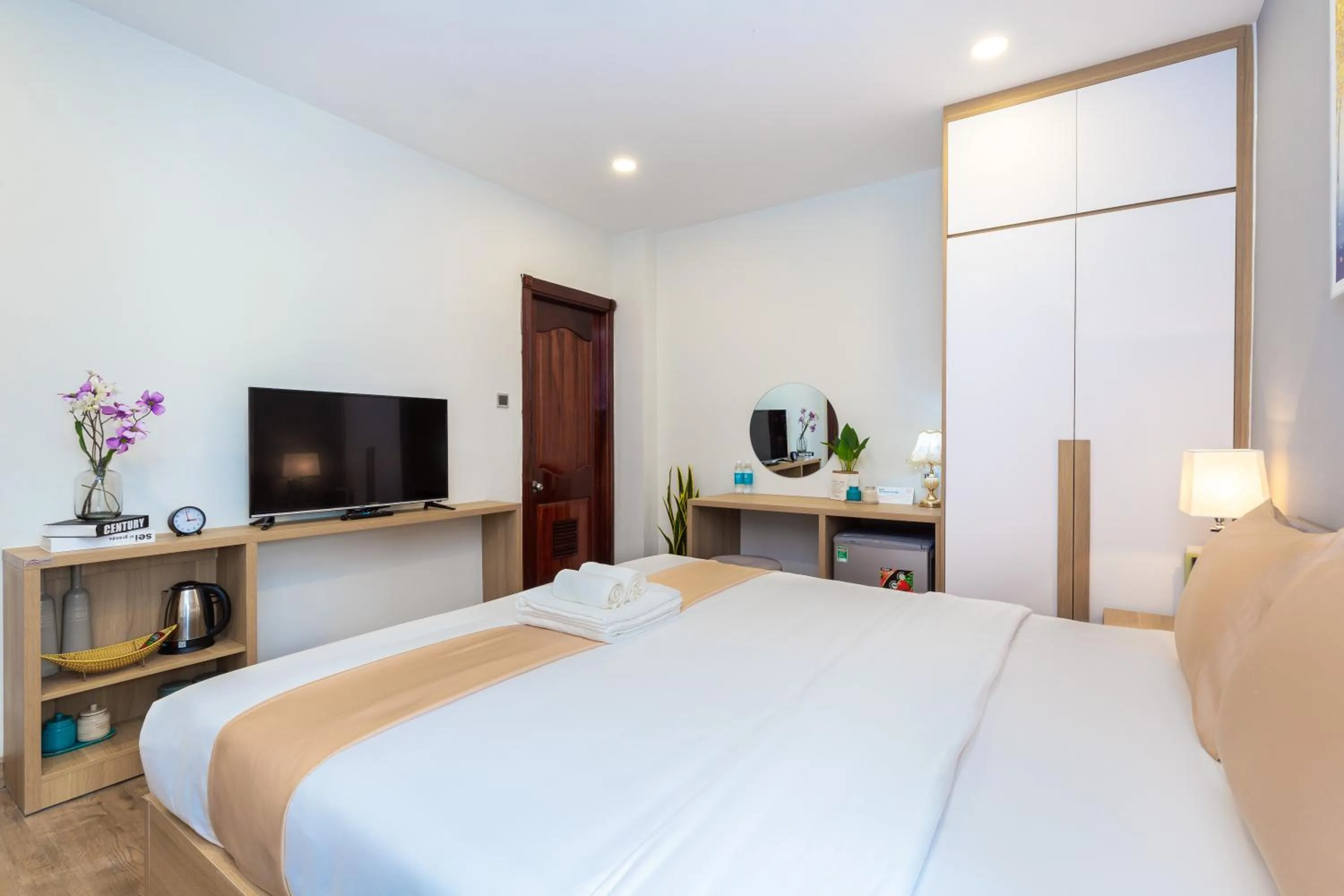 Bed in Cozrum Lux Hotel