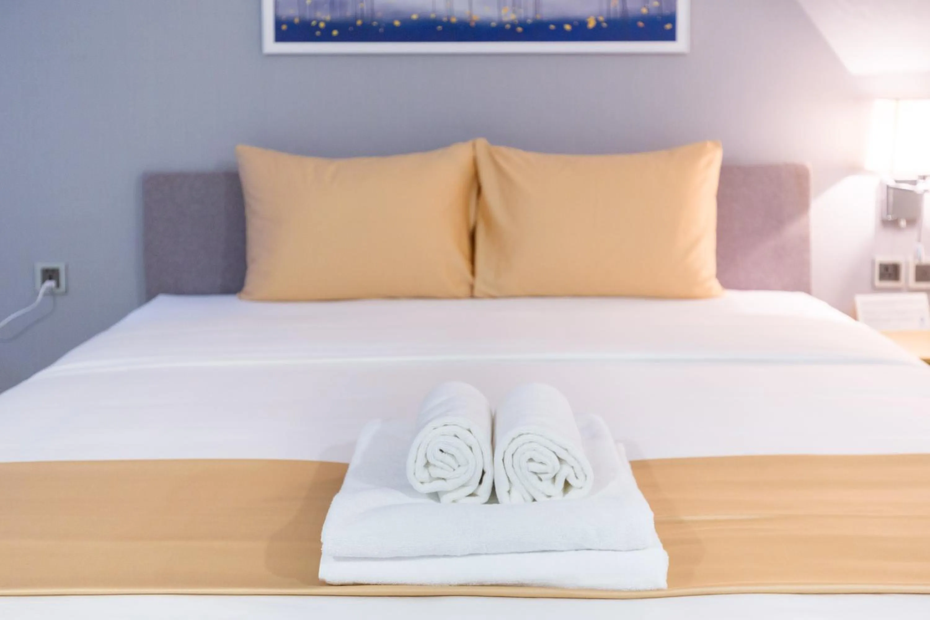 Bed in Cozrum Lux Hotel