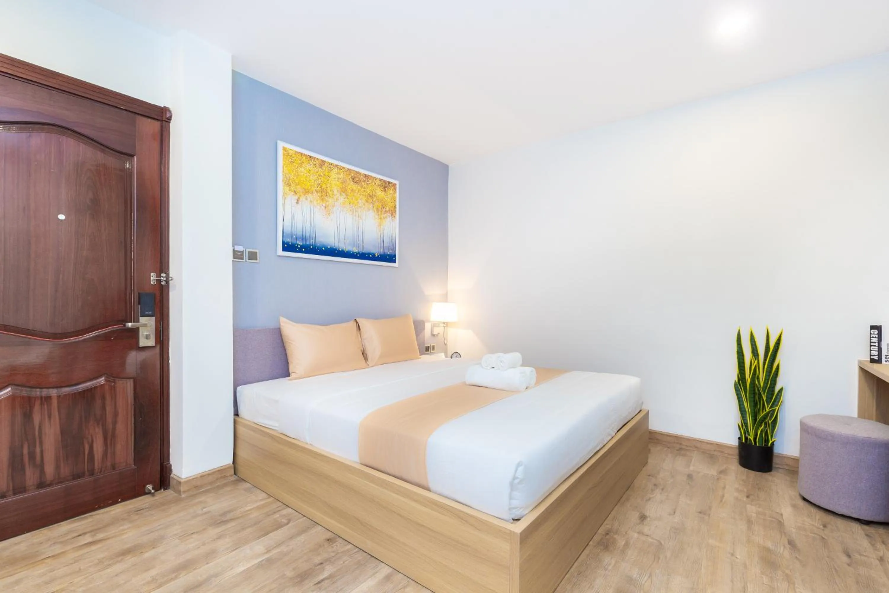 Bed in Cozrum Lux Hotel