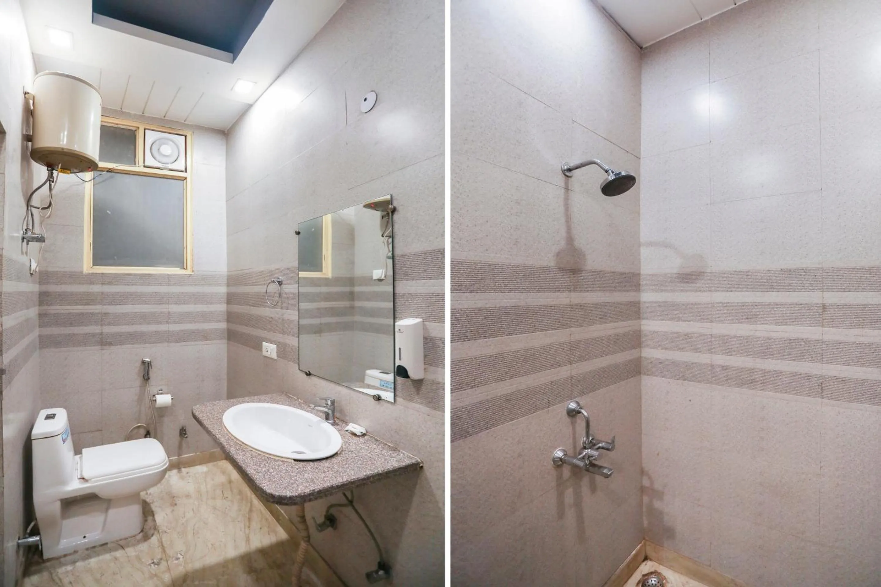 Bathroom in OYO Cladis Near Mall Of India