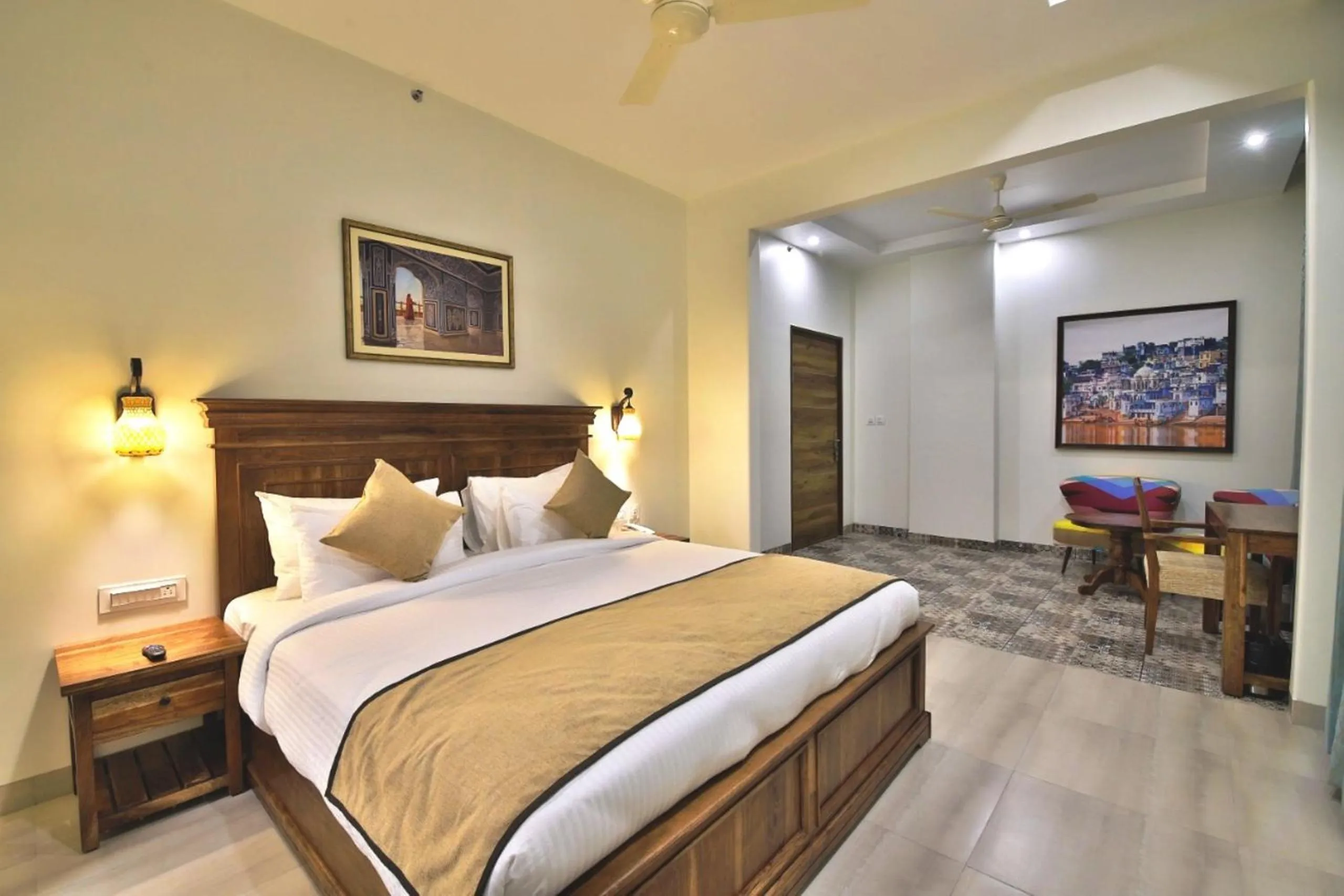 Bedroom in RUDRA VILAS - A Royal Heritage Hotel