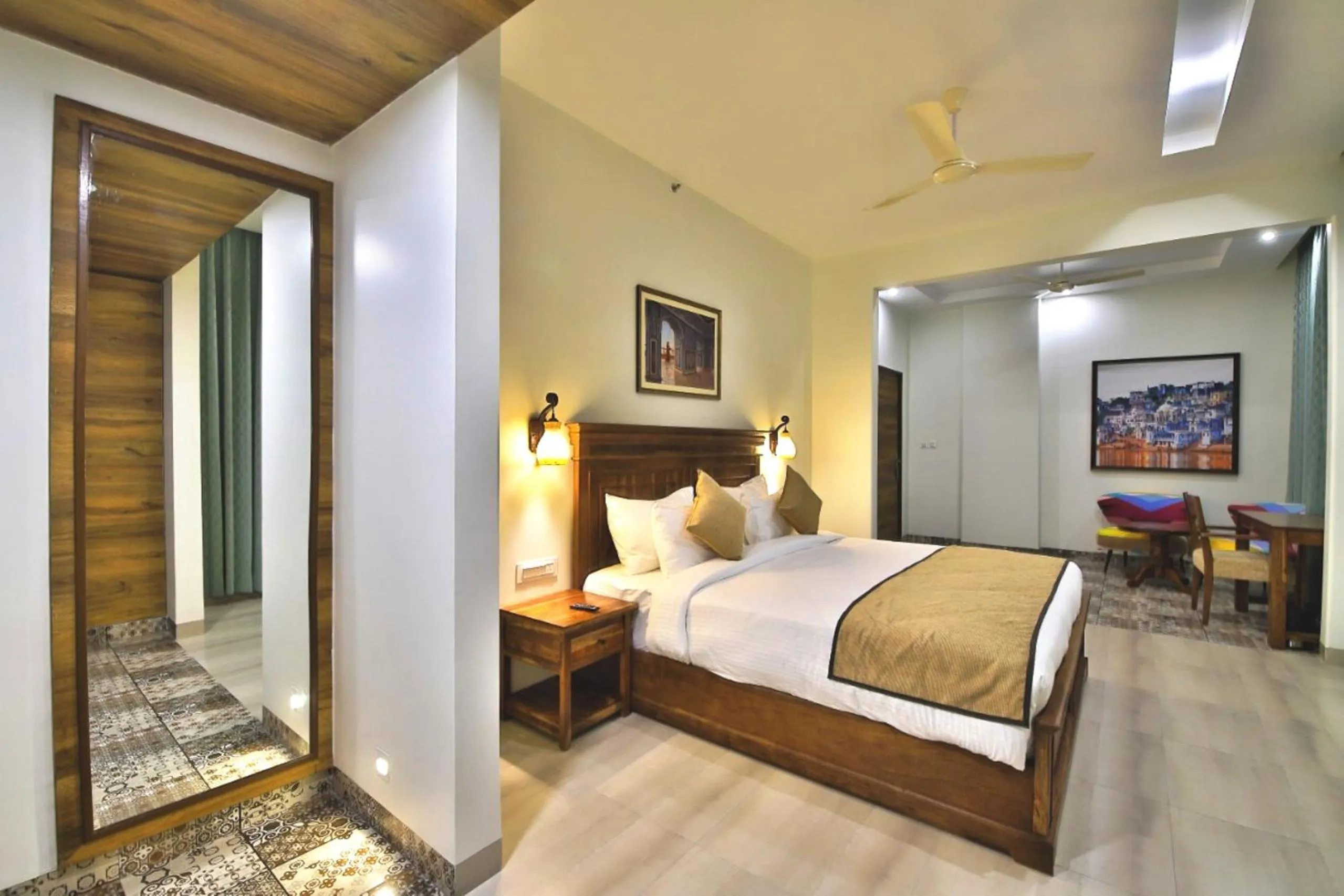 Bedroom in RUDRA VILAS - A Royal Heritage Hotel