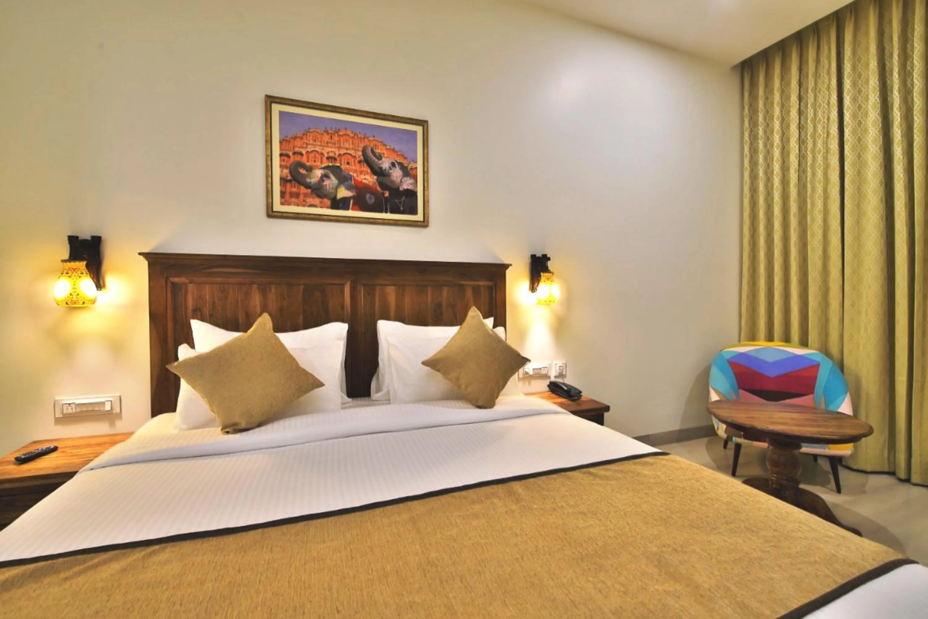 Bedroom in RUDRA VILAS - A Royal Heritage Hotel