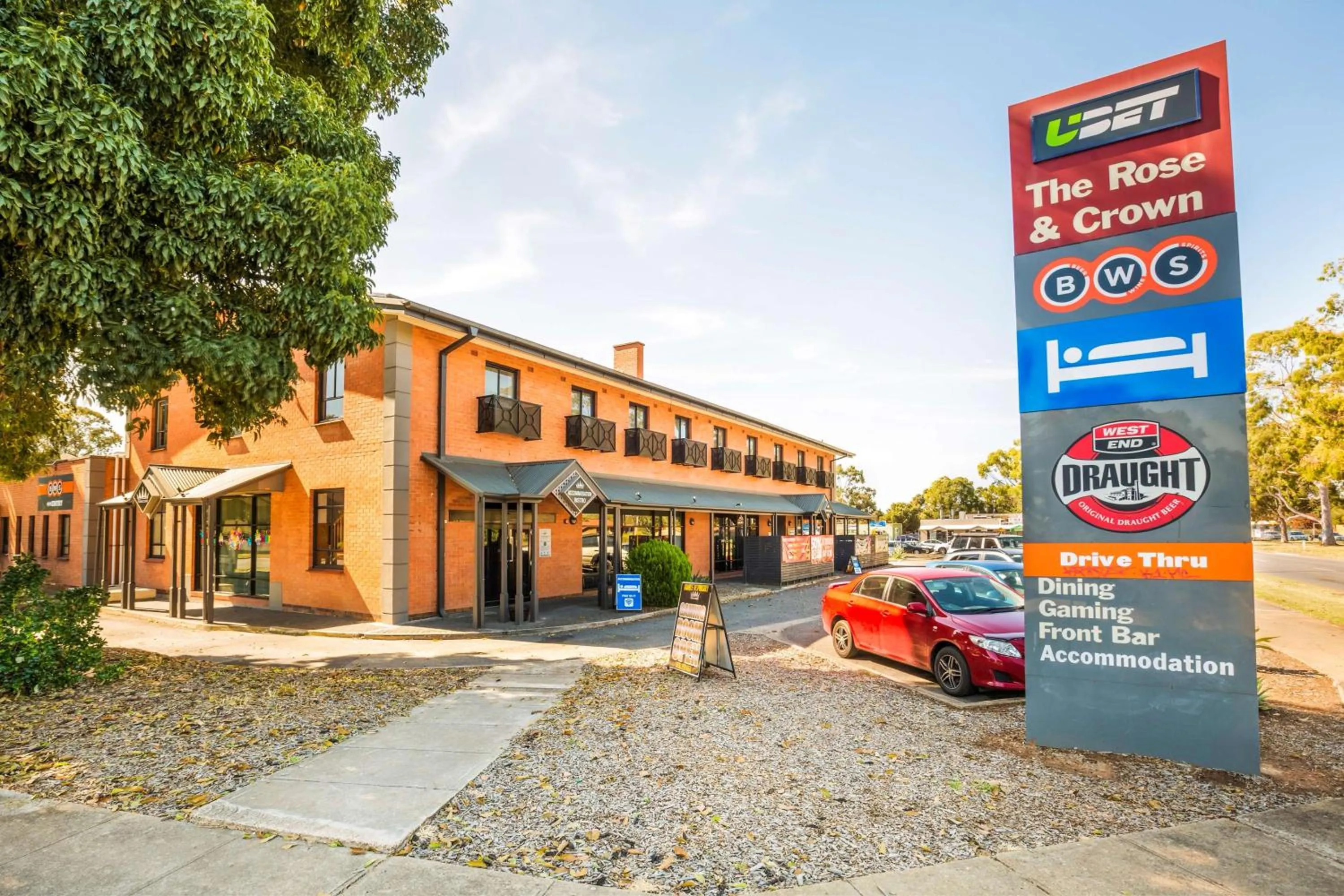 Property building in Nightcap at Rose & Crown Hotel