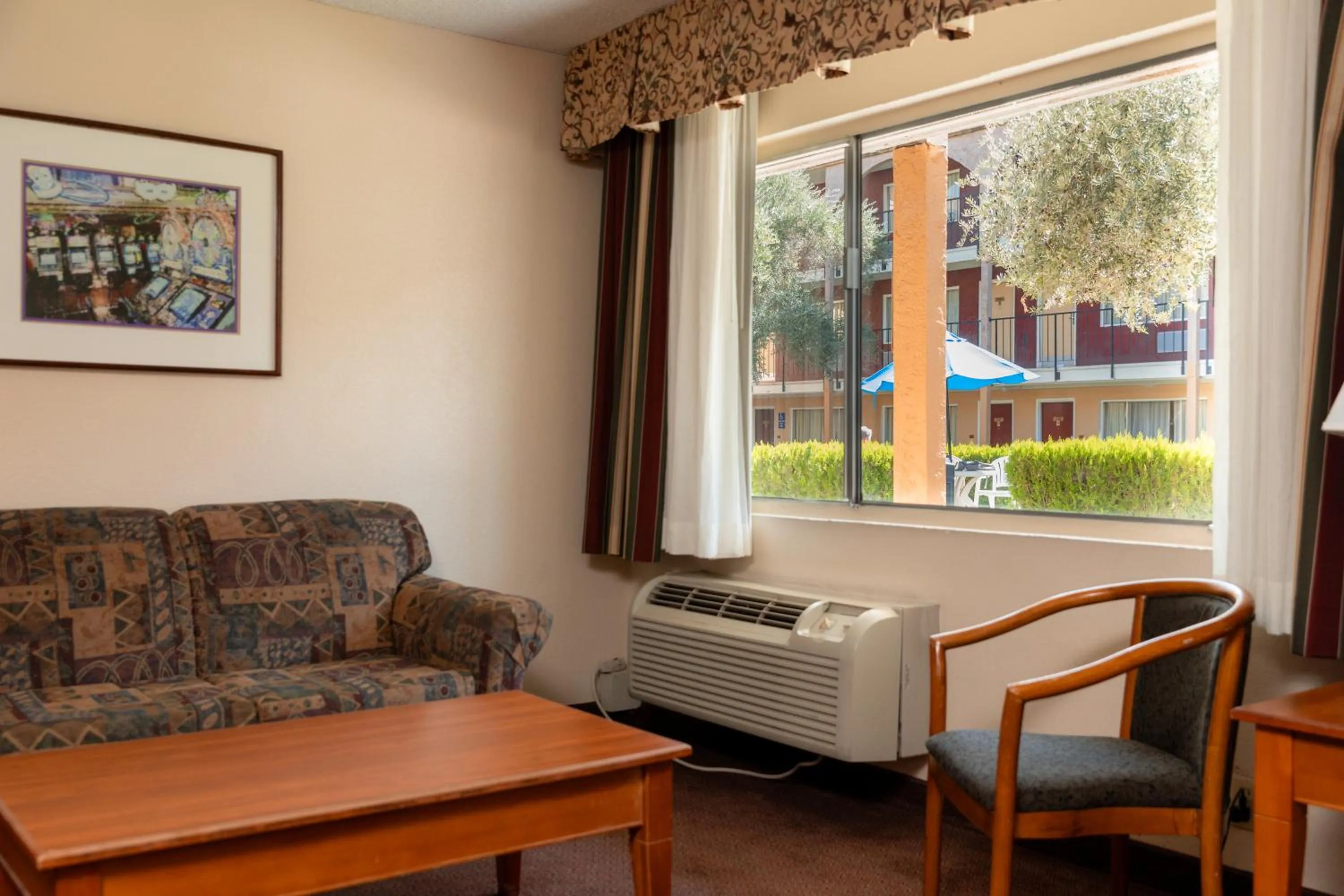 Seating area in Mardi Gras Hotel & Casino