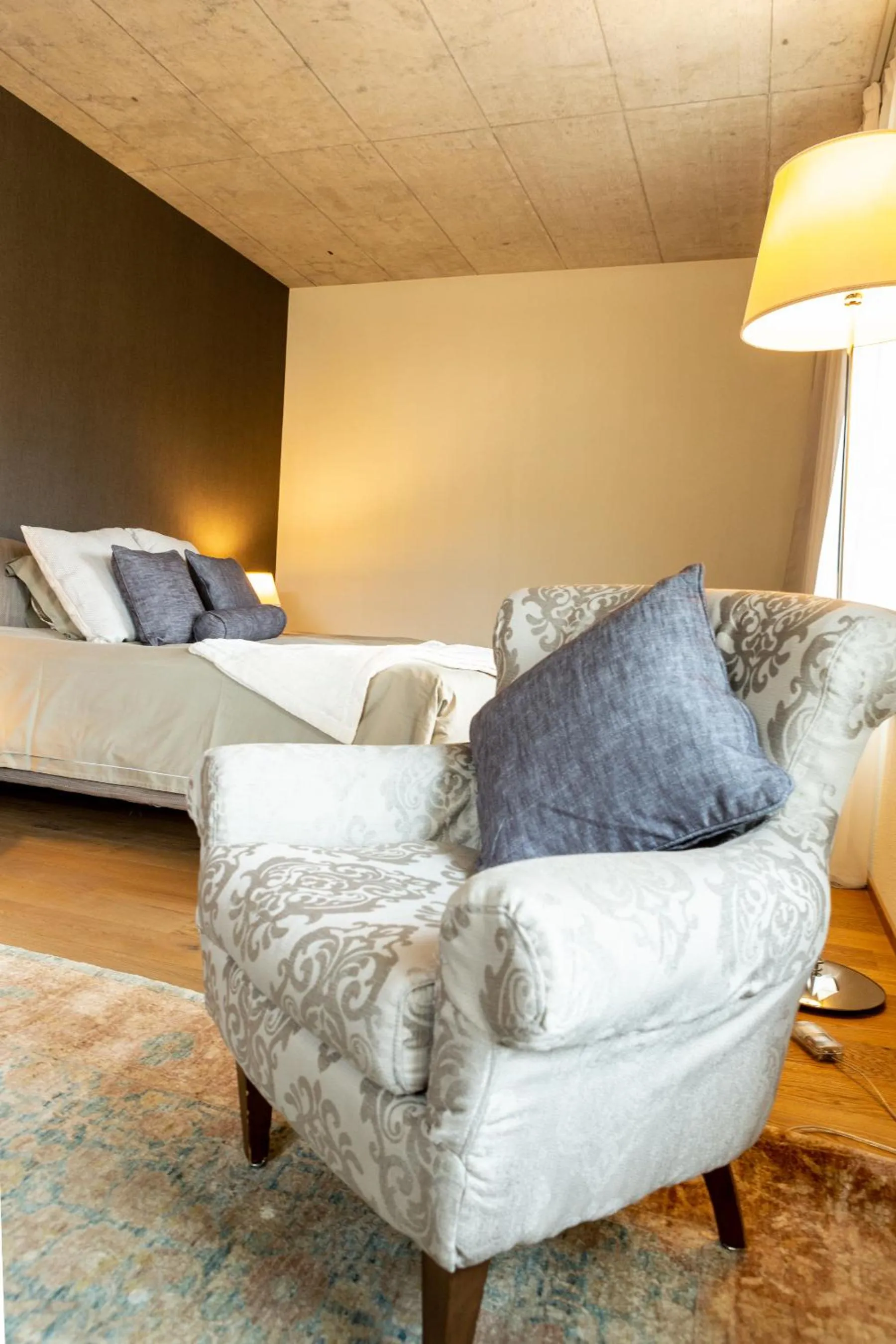 Bed in Hotel de l’Ours Preles