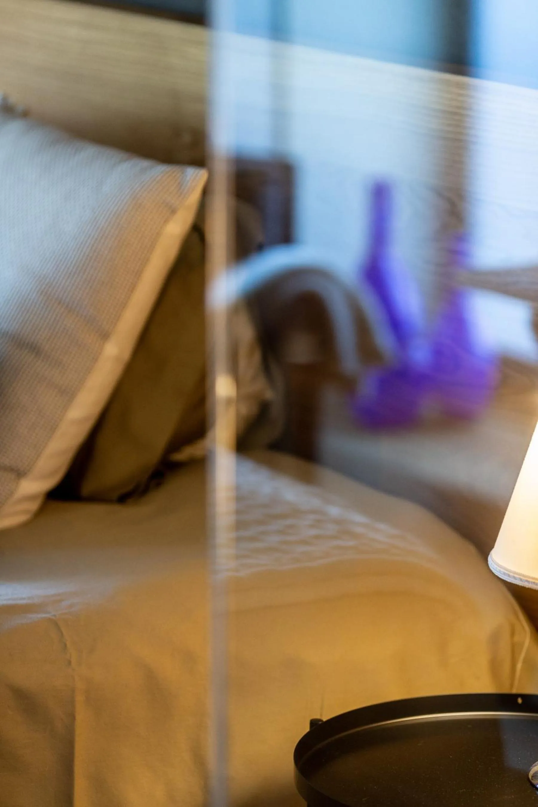 Bed in Hotel de l’Ours Preles