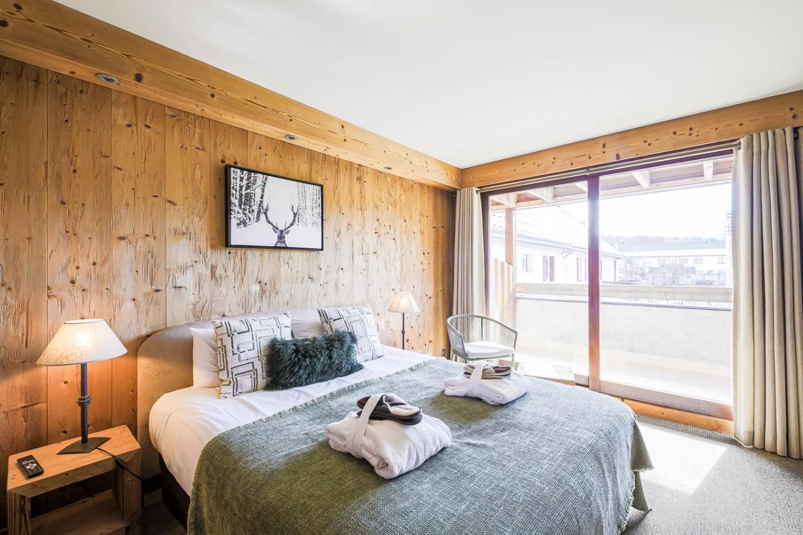 Bed in Hôtel et Spa les Clarines