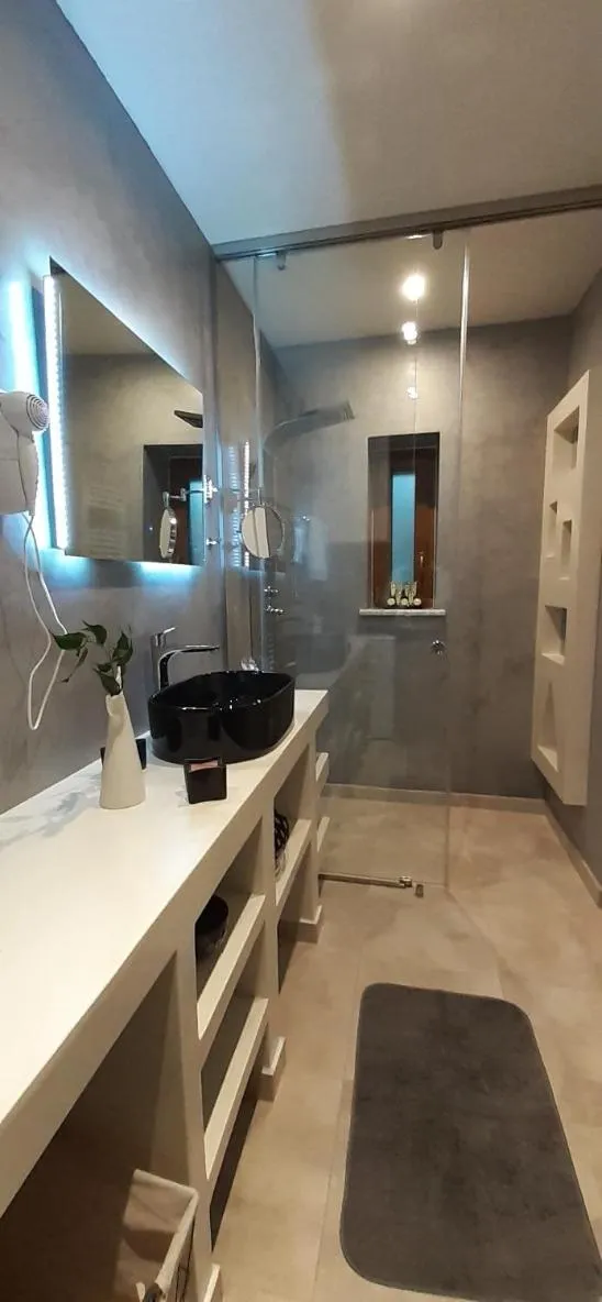 Shower in Andros 4 All Seasons Villas & Suites