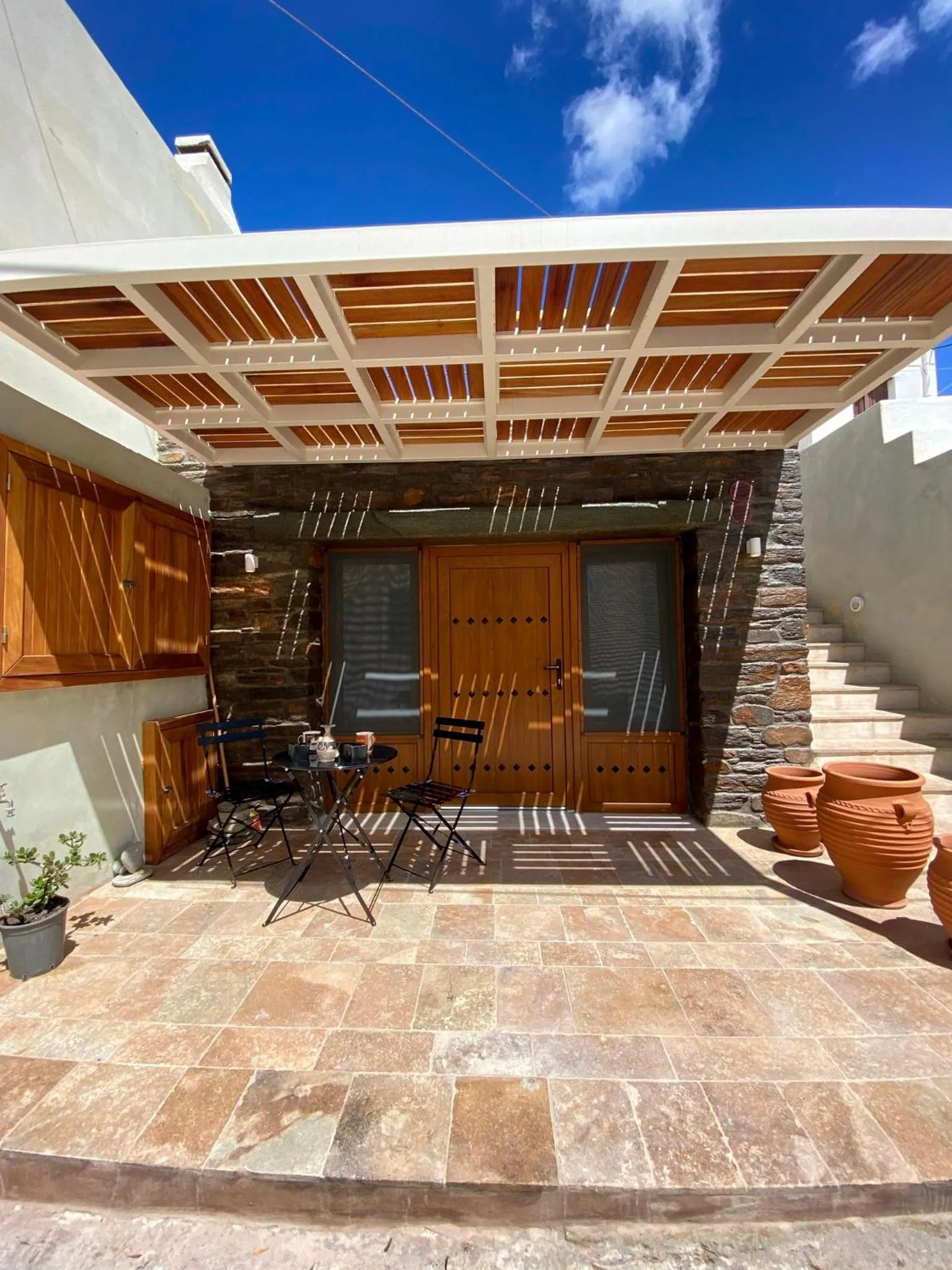 Balcony/Terrace in Andros 4 All Seasons Villas & Suites