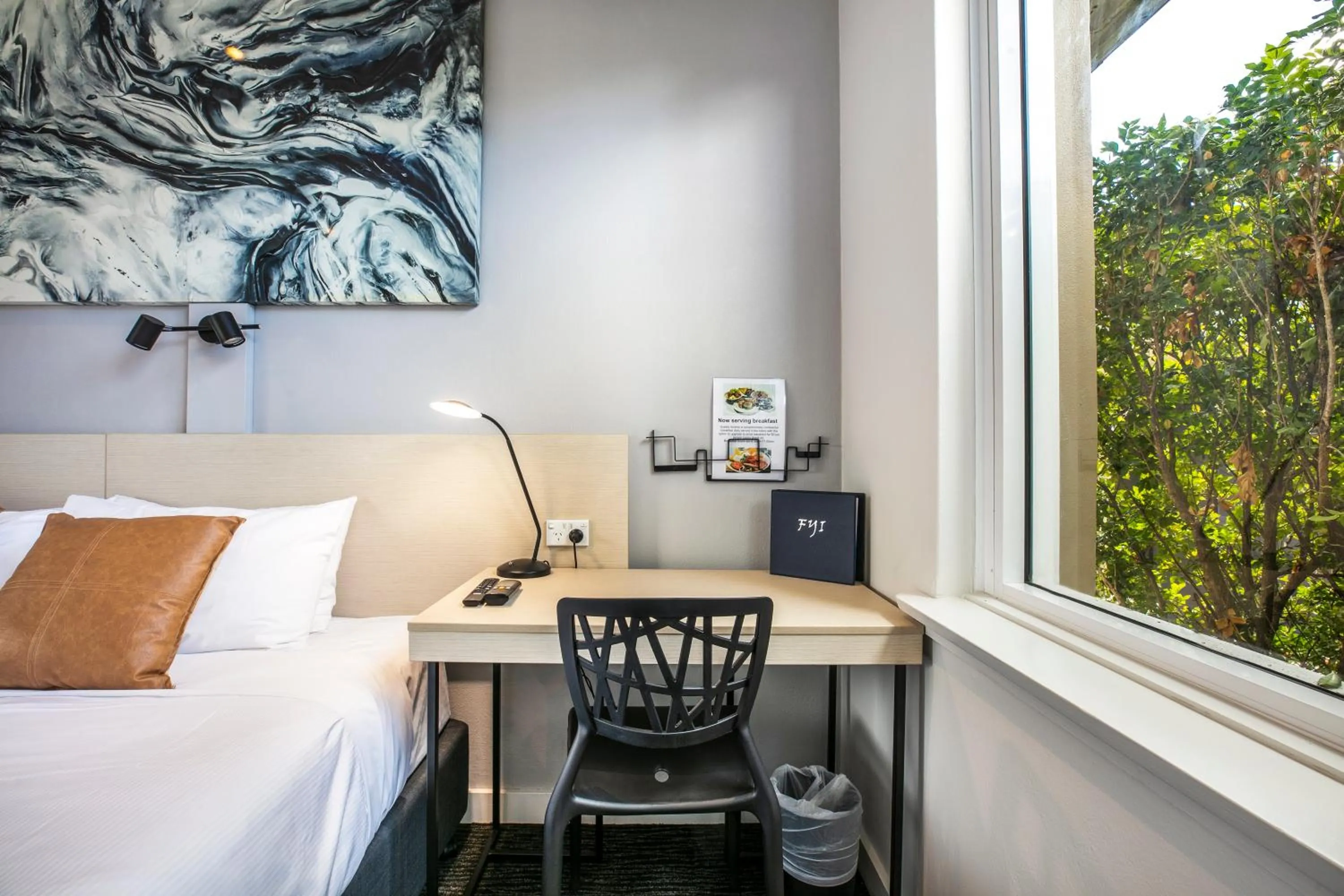 Bedroom, Bed in Nightcap at Colyton Hotel