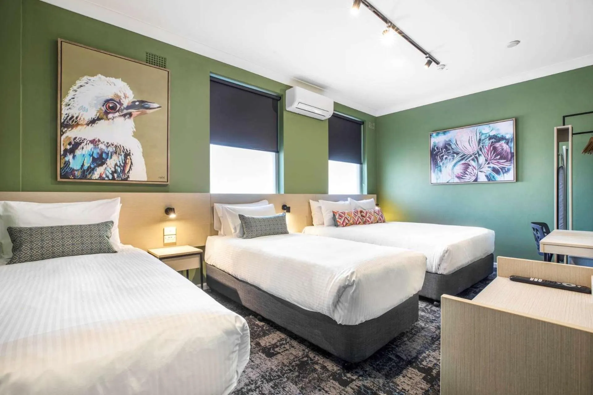 Bedroom, Bed in Nightcap at Pritchards Hotel