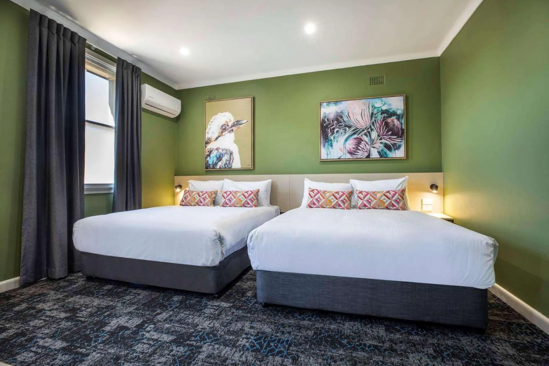 Bedroom, Bed in Nightcap at Pritchards Hotel