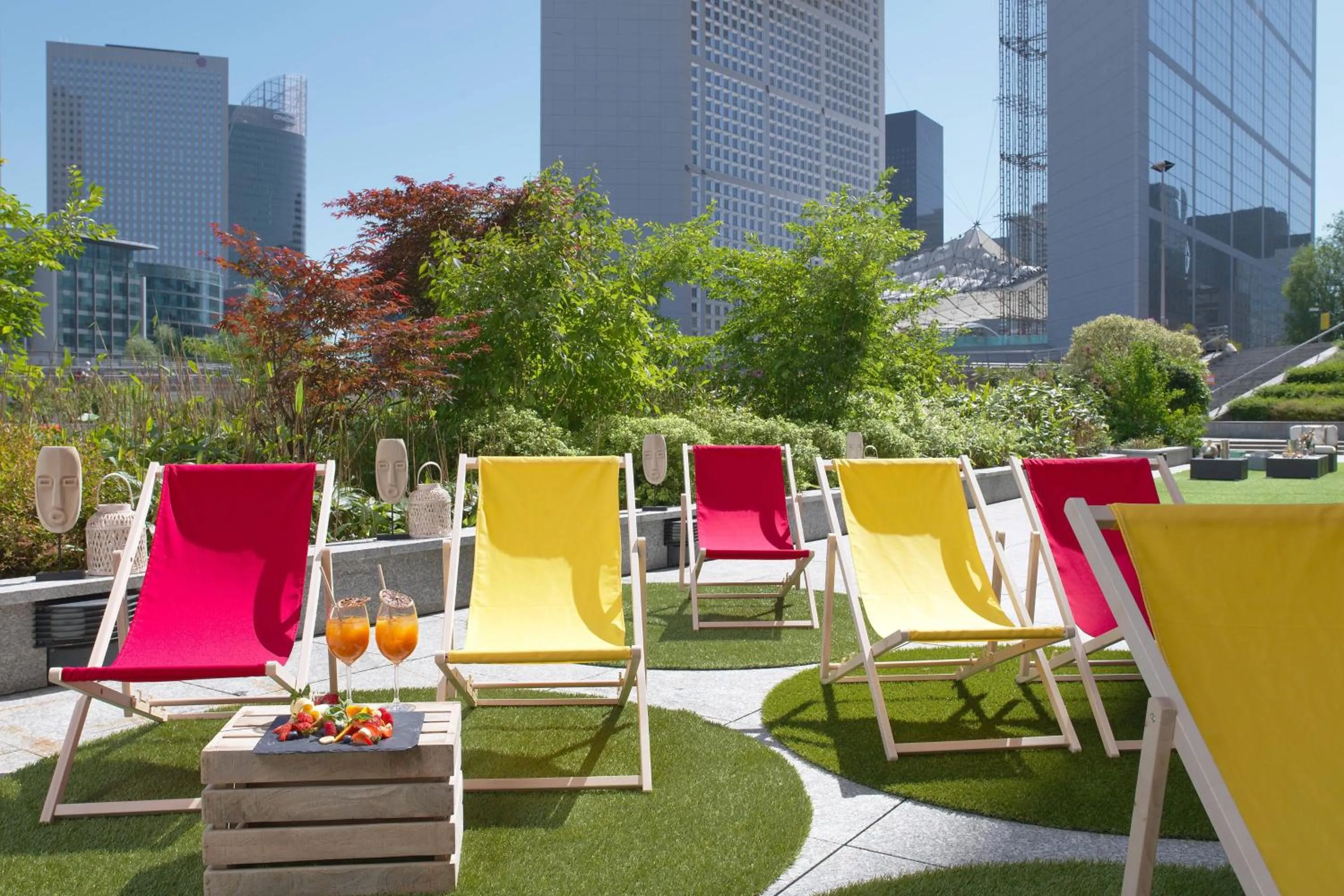 Beach in Renaissance Paris La Defense Hotel