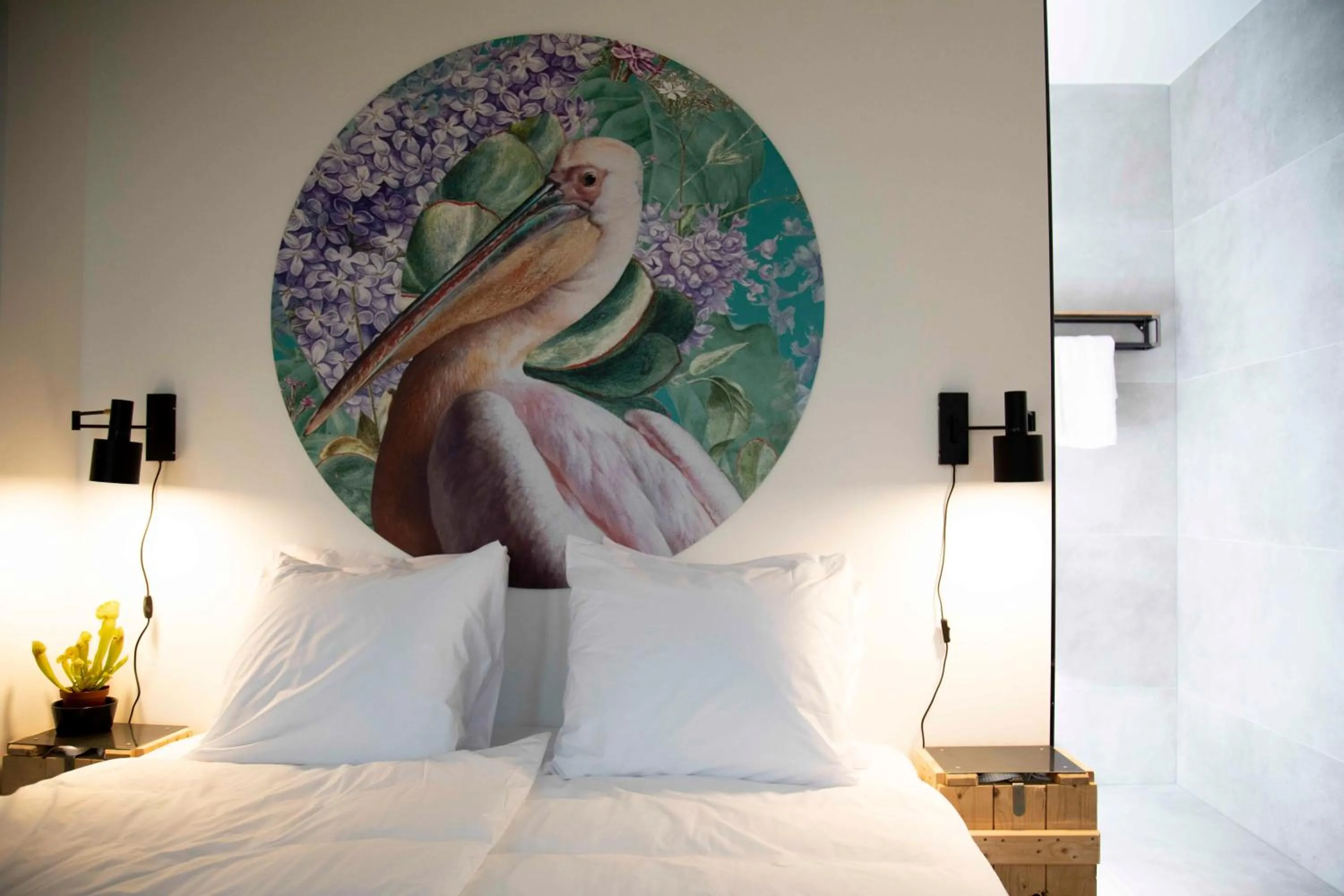 Winter, Bed in Hotel Haverkist