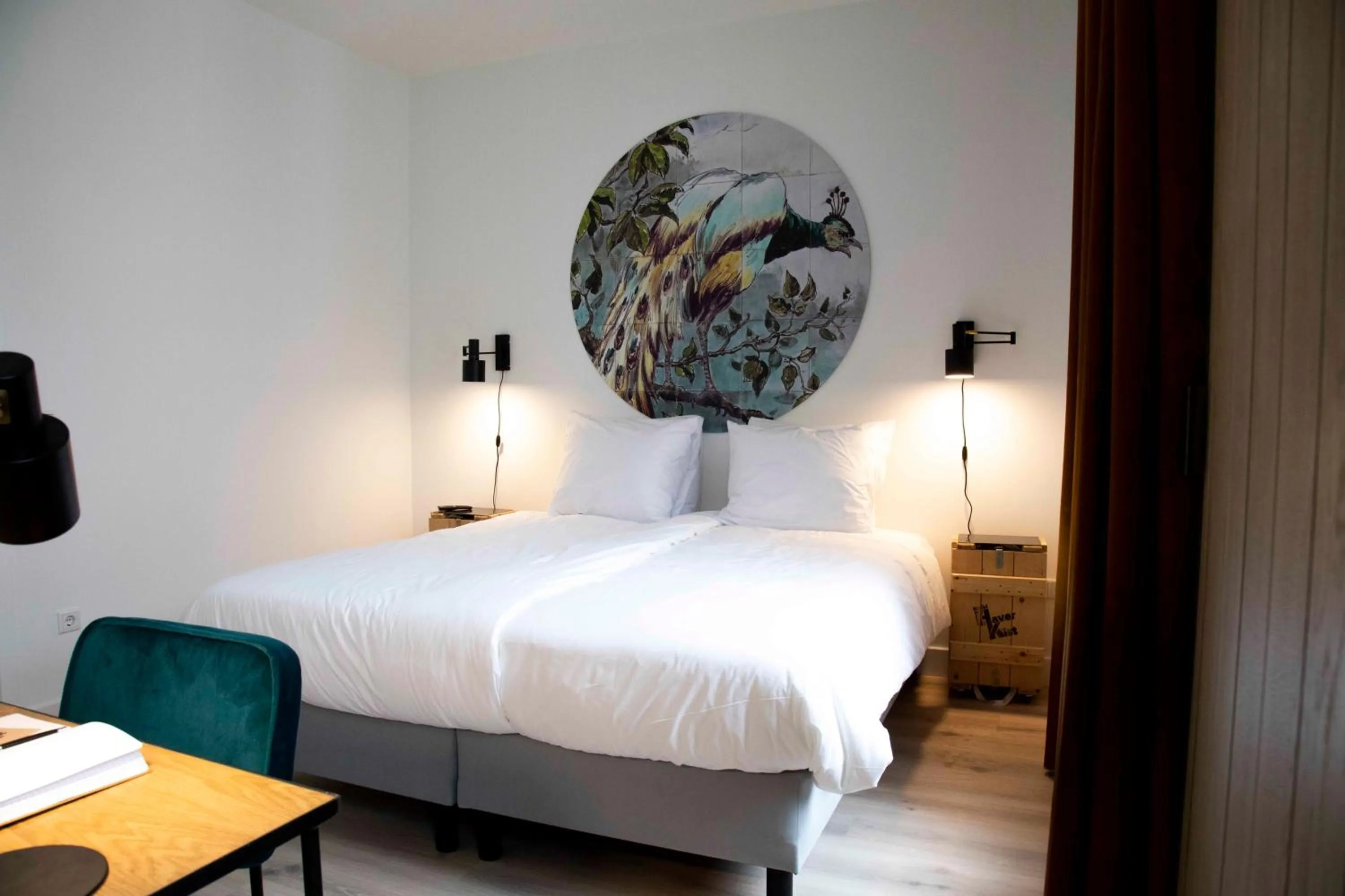 Bed in Hotel Haverkist