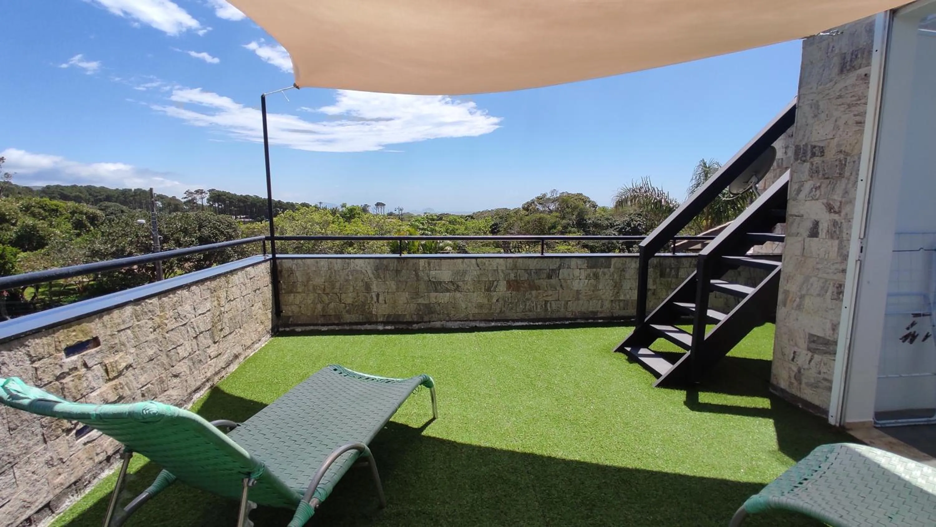 Balcony/Terrace in Patz Houz Hostel