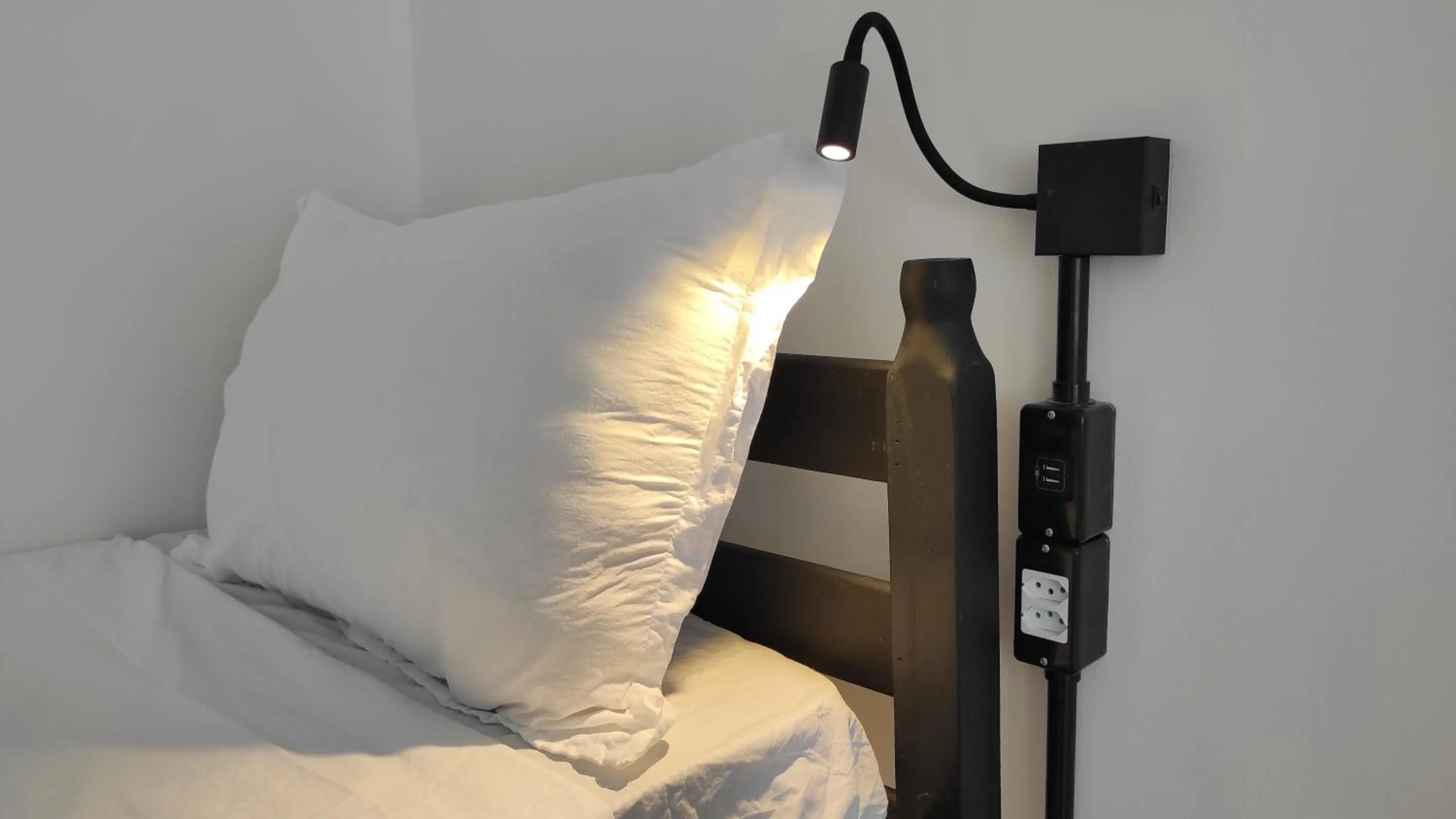 Decorative detail, Bed in Patz Houz Hostel