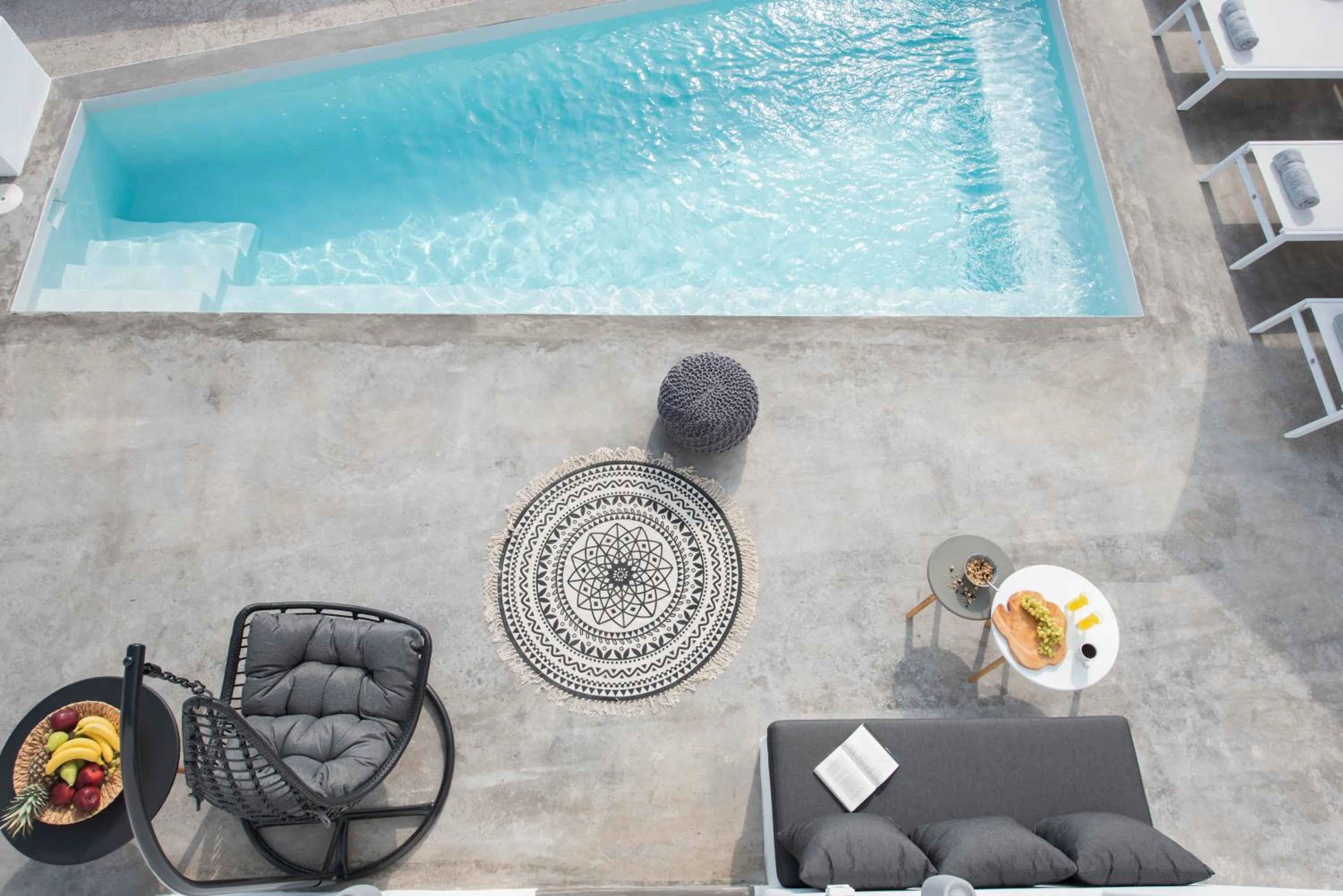 Bird's eye view in White Orchid Suites