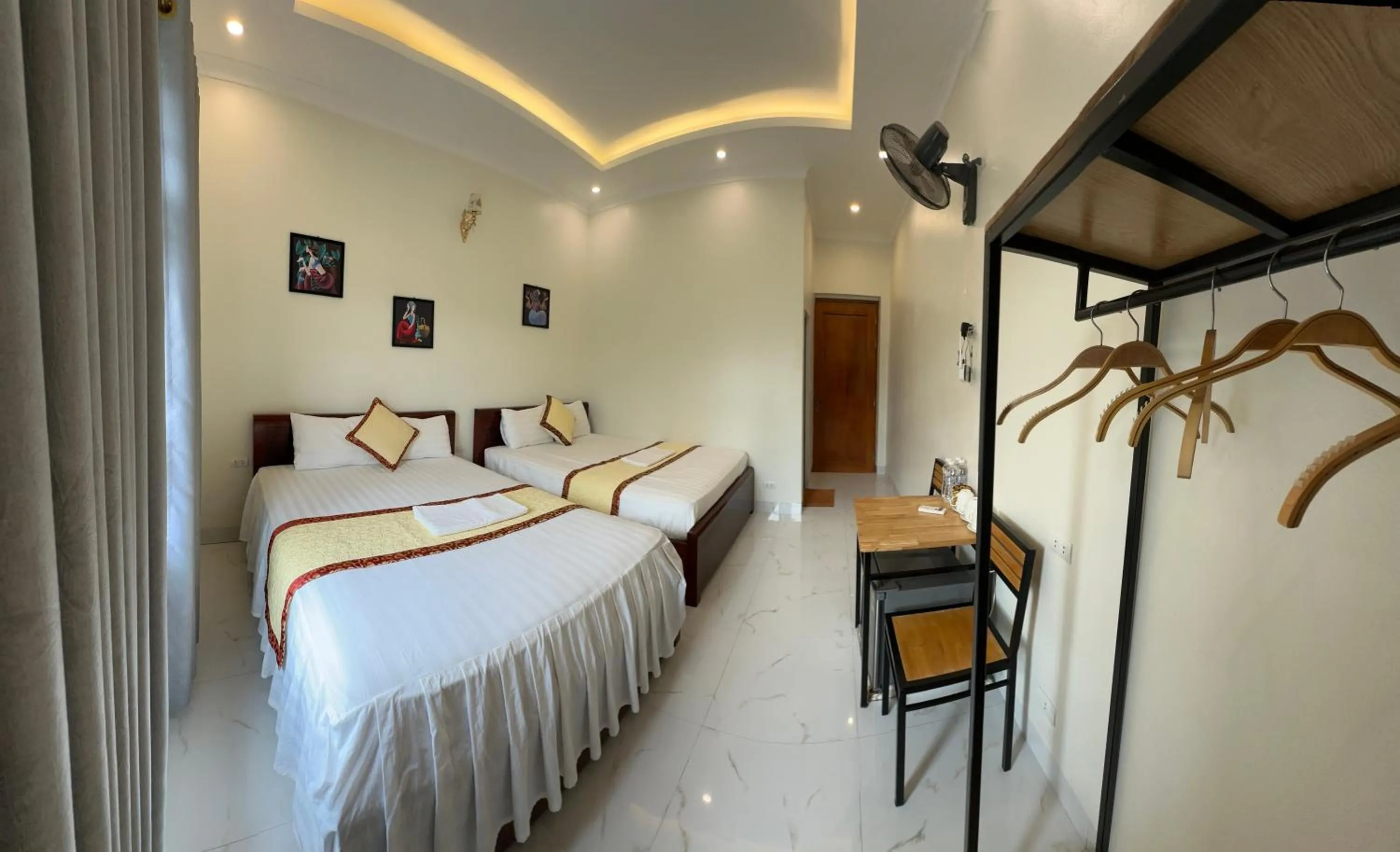 Bed in Hang Mua Sunrise Homestay