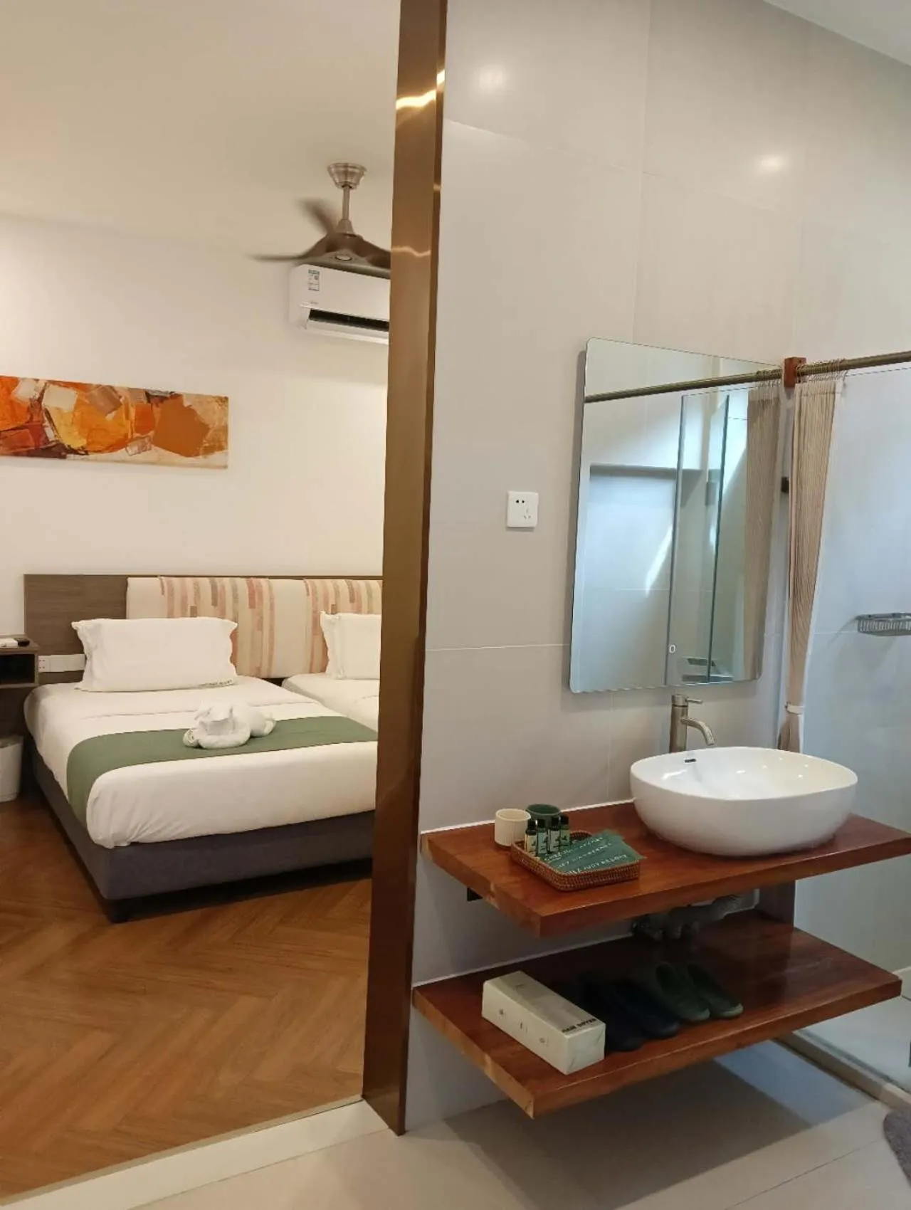 Bed in Chez Judy Resort