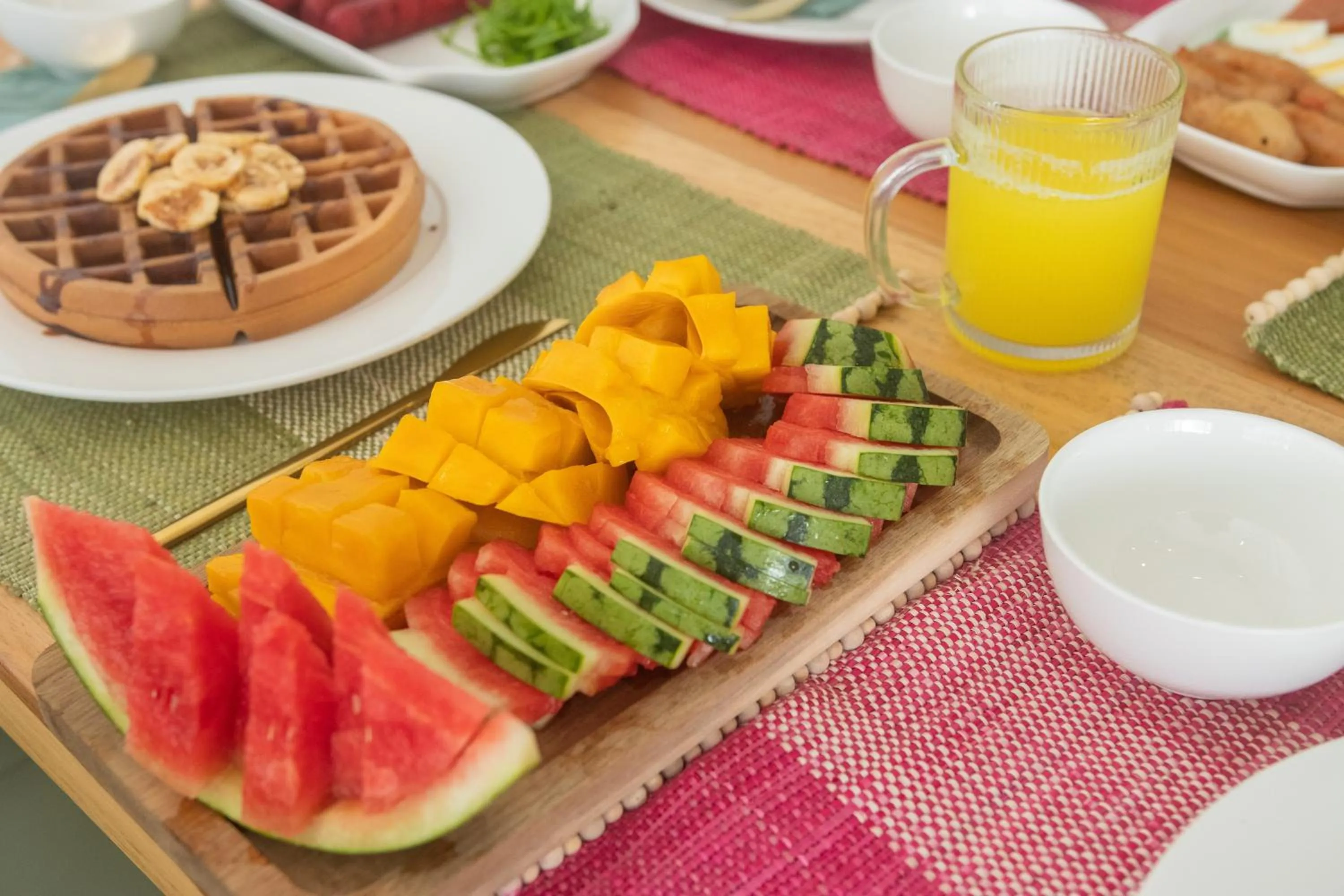 Food and drinks in Chez Judy Resort