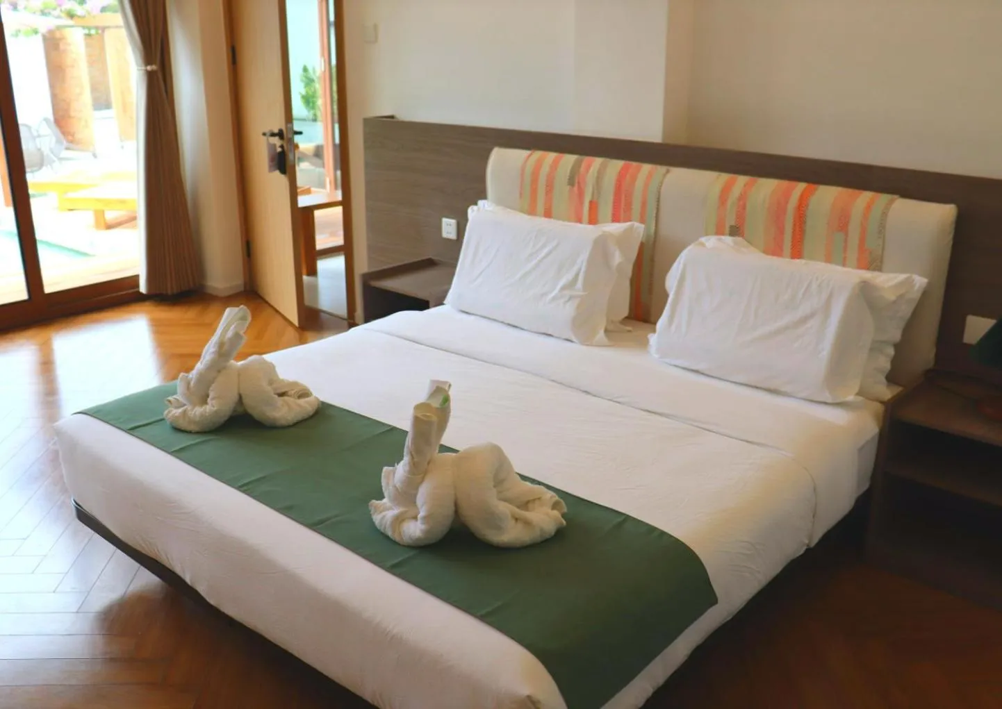 Bedroom, Bed in Chez Judy Resort