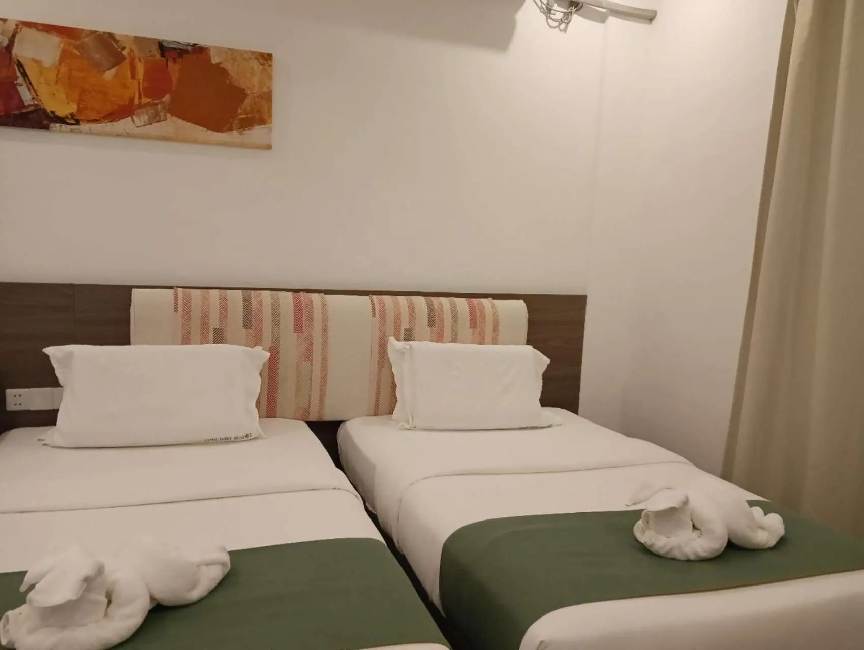 Bed in Chez Judy Resort