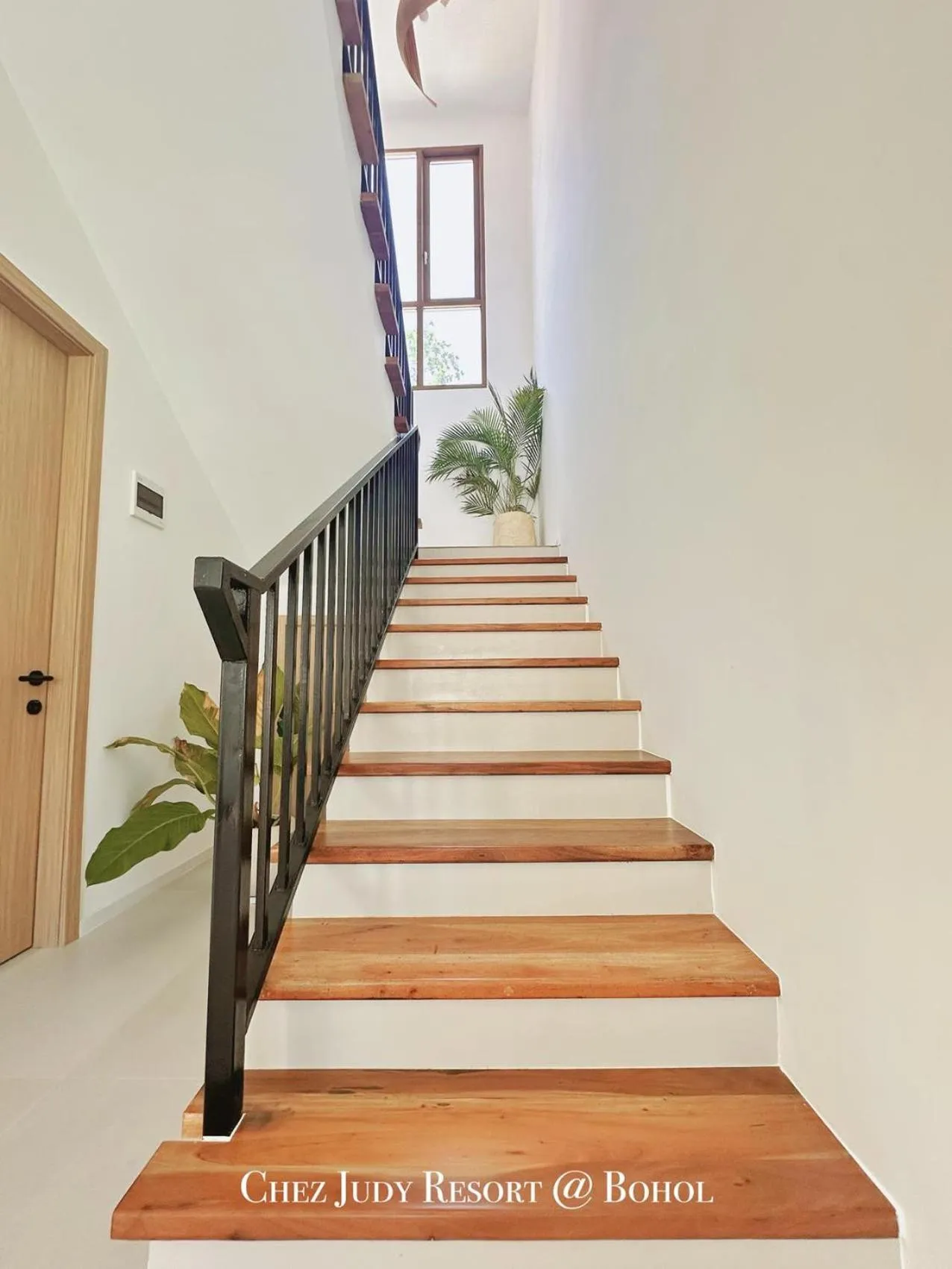 Text overlay in Chez Judy Resort