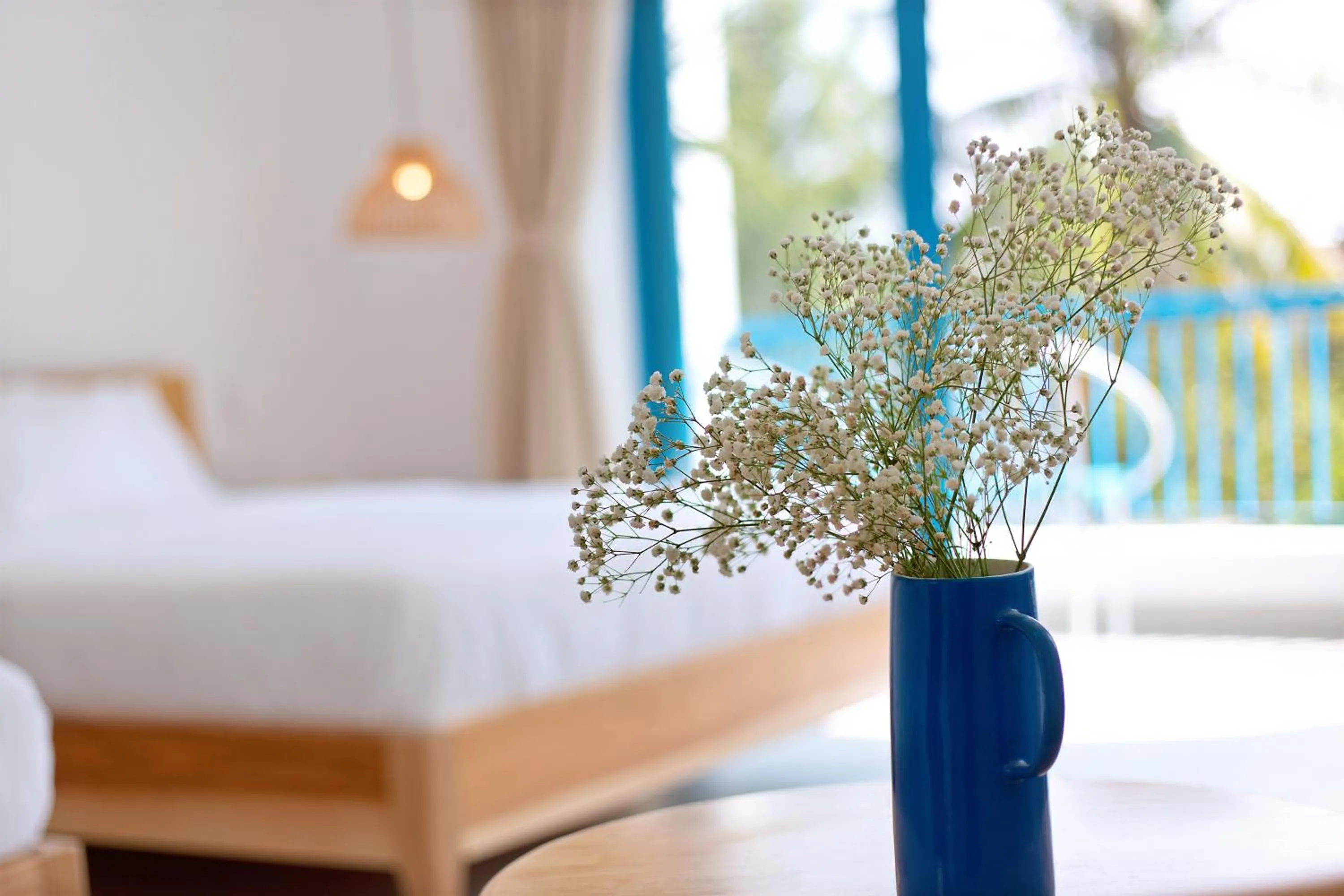 Bed in Santorin HoiAn Villa