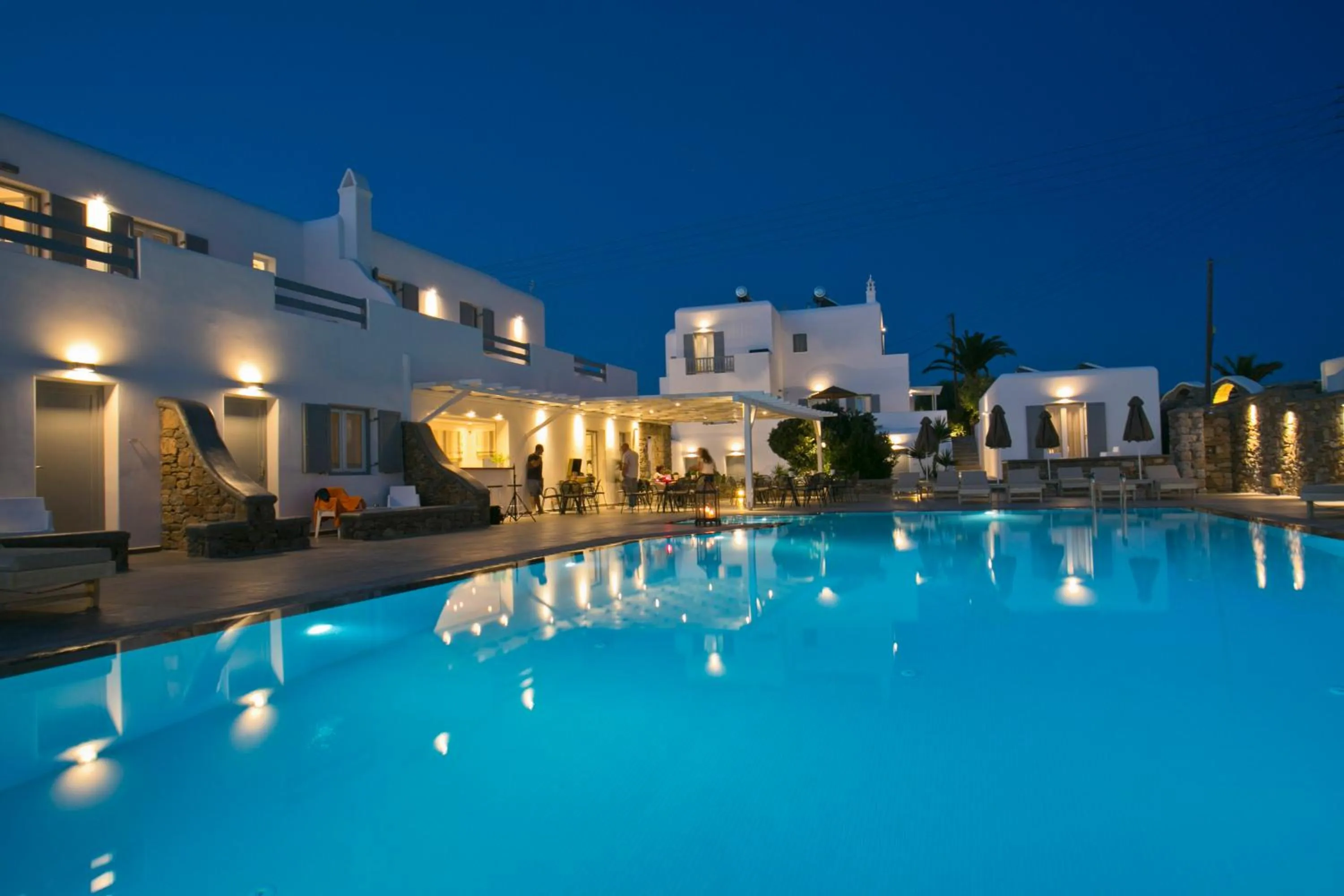 Night in Anna-Maria Mykonos Hotel