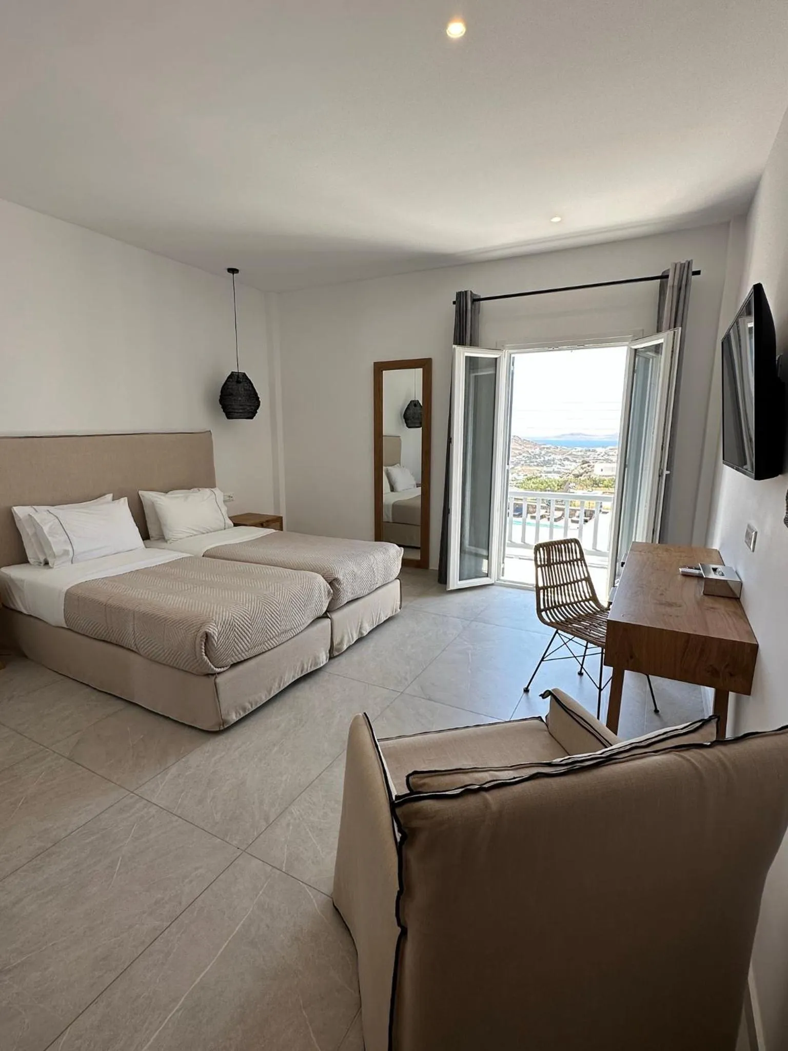 Photo of the whole room, Bed in Anna-Maria Mykonos Hotel