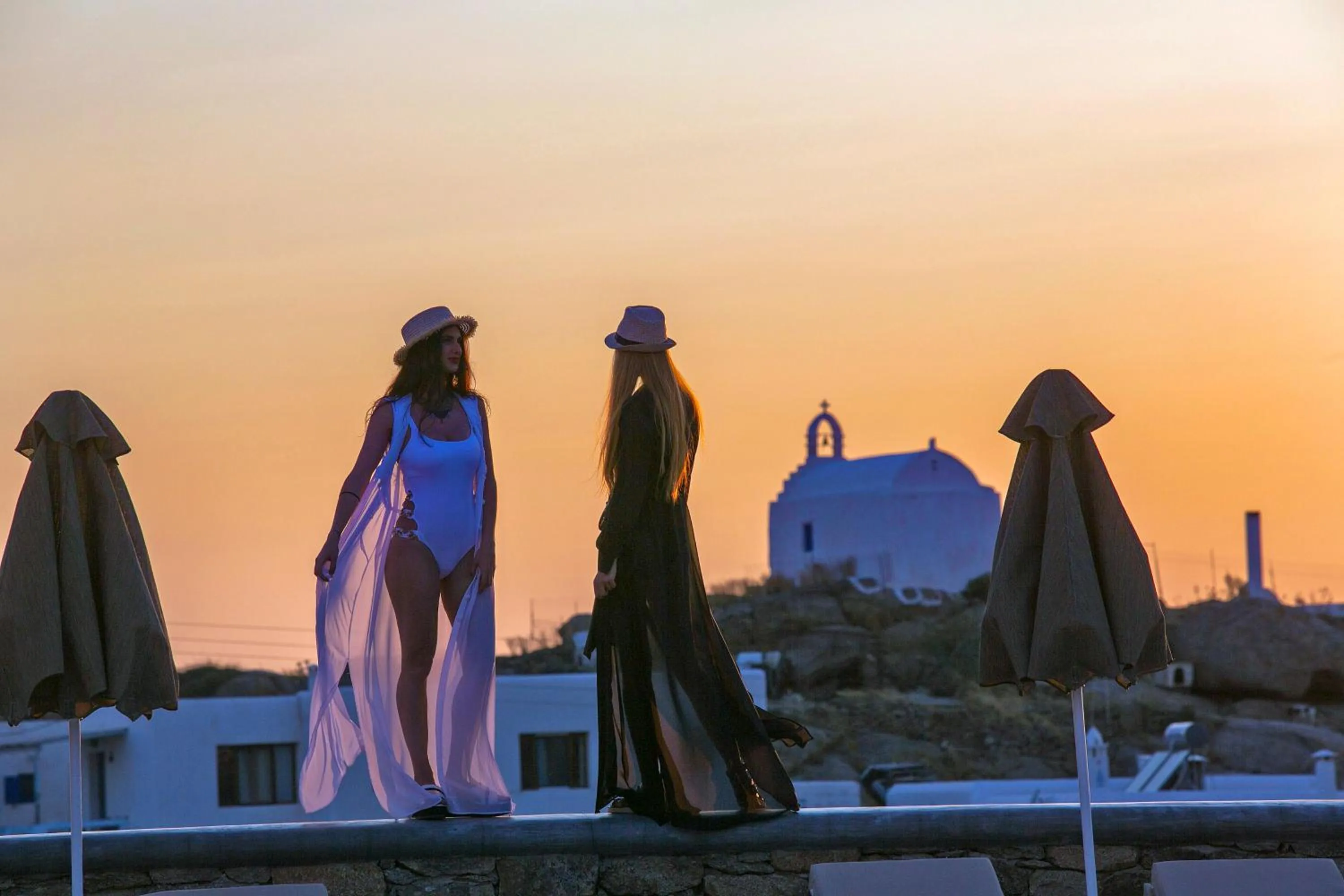 Sunset in Anna-Maria Mykonos Hotel