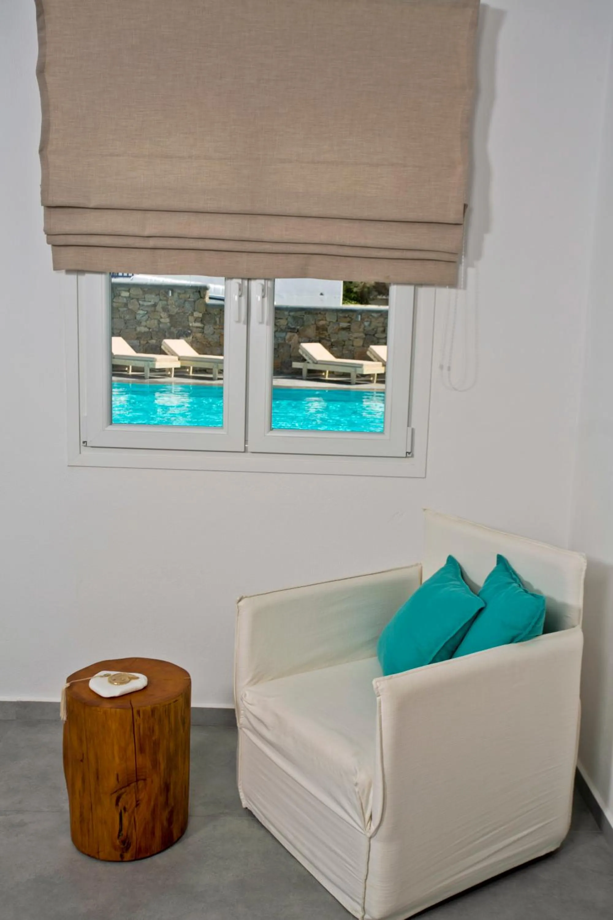 Pool view in Anna-Maria Mykonos Hotel