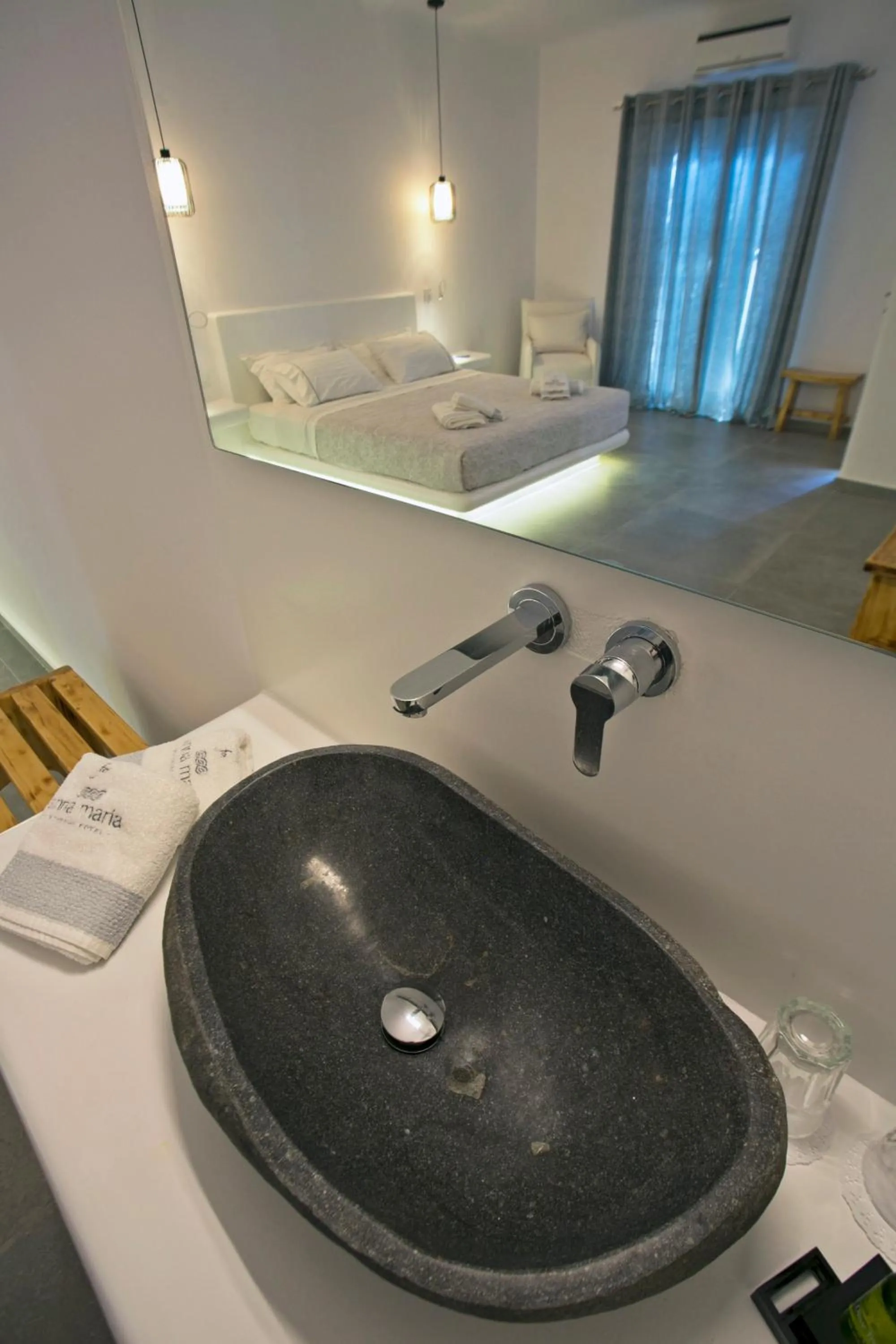 Bathroom in Anna-Maria Mykonos Hotel