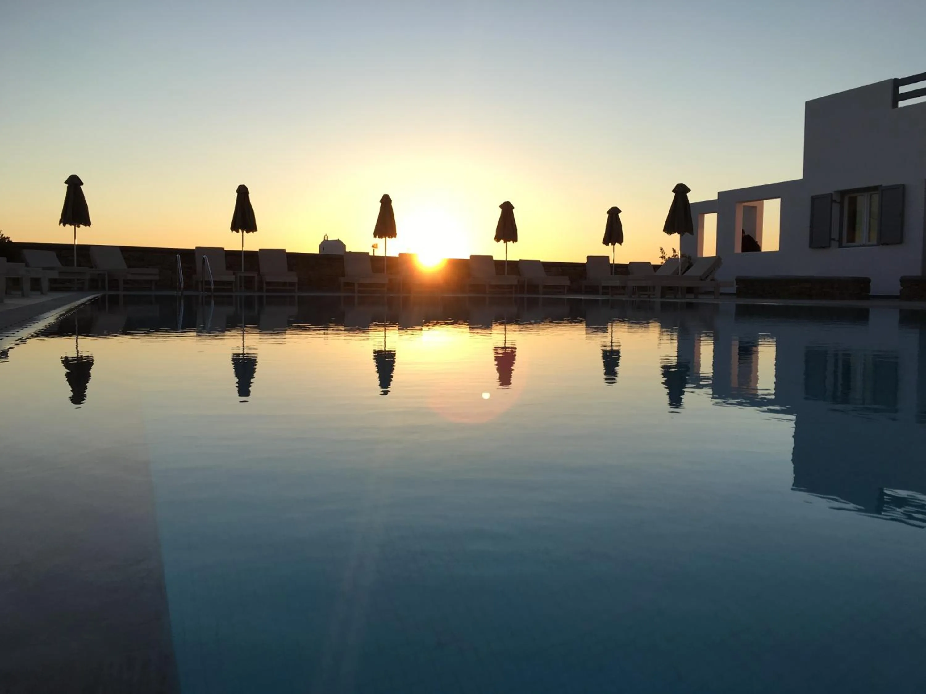 Swimming pool in Anna-Maria Mykonos Hotel