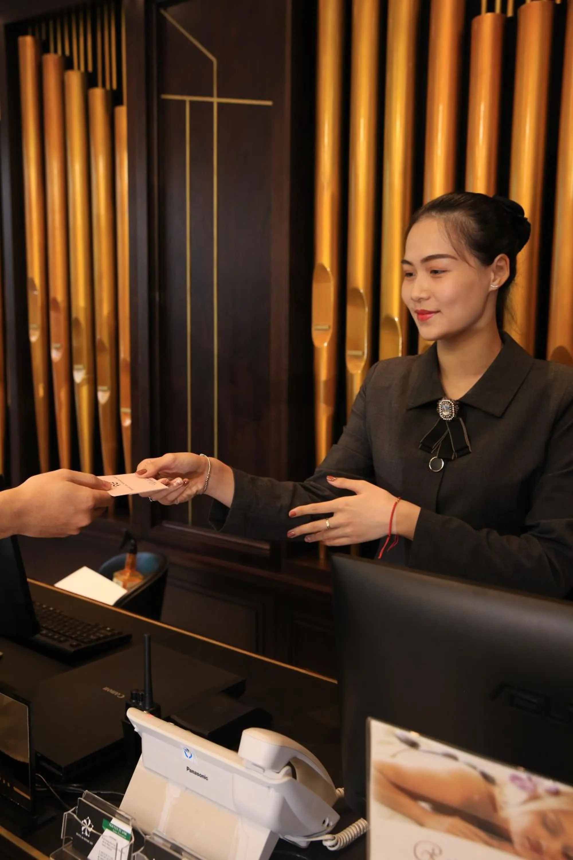 Lobby or reception in Hotel du Monde Art