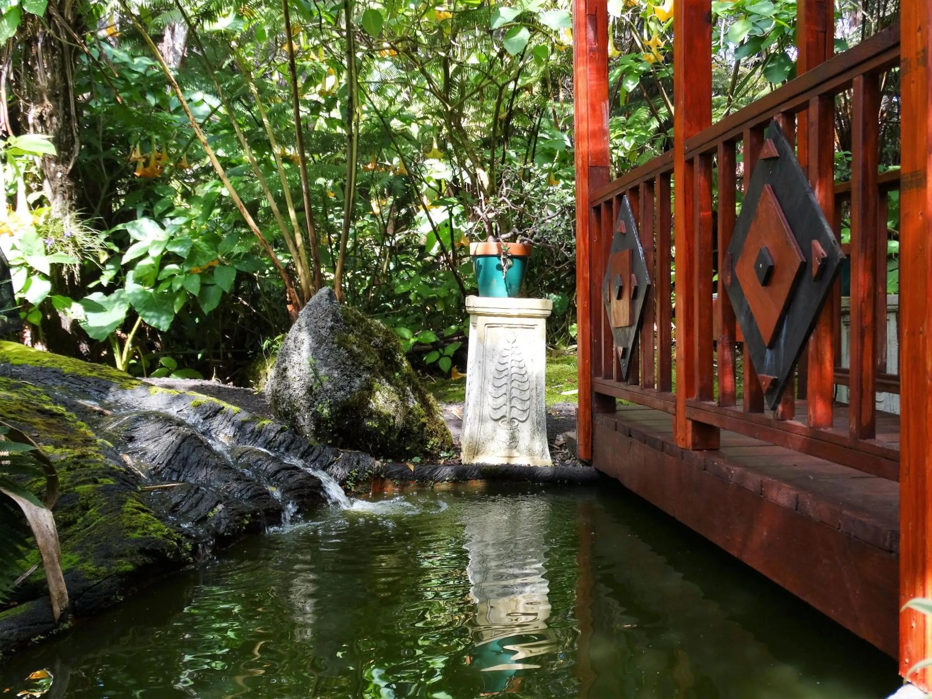 Garden in Chalet Kilauea