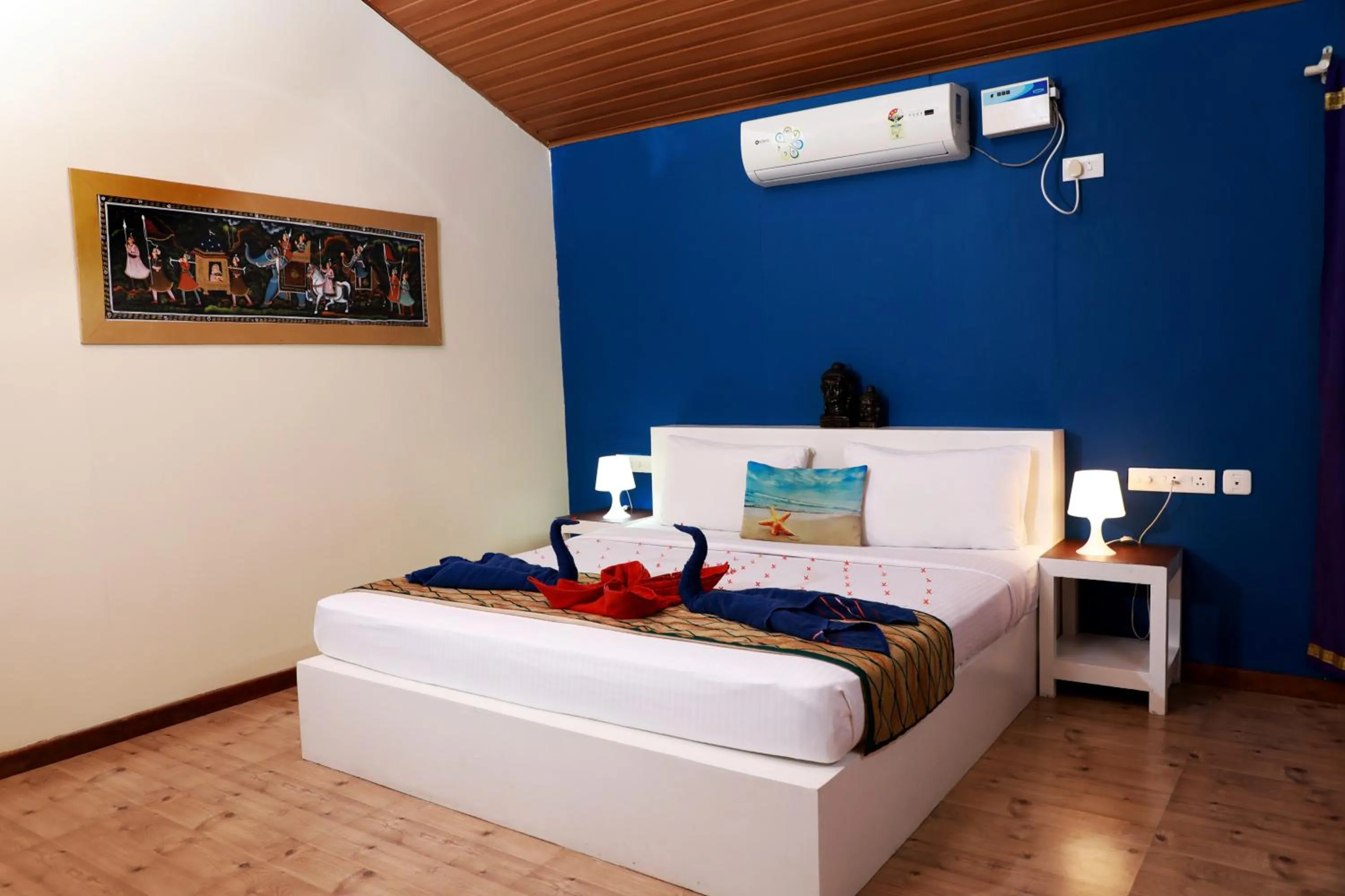 Bedroom in Phoenix Island Resort Poovar