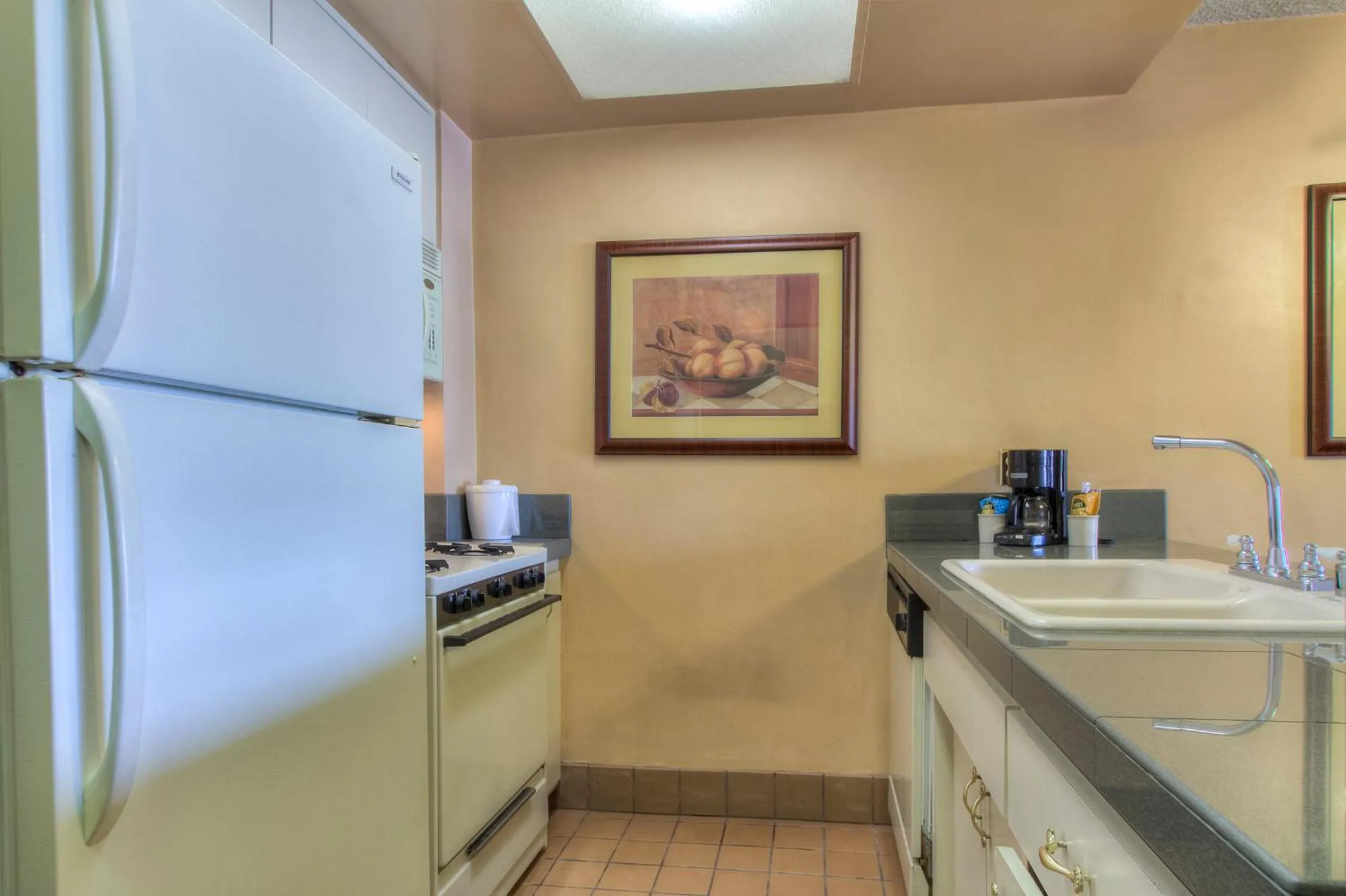 Kitchen or kitchenette in Oceanside Marina Suites - A Waterfront Hotel