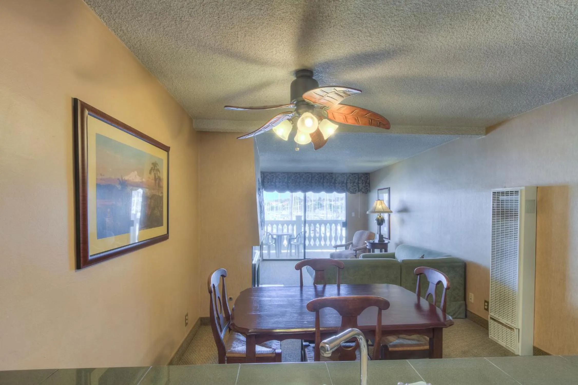 Living room in Oceanside Marina Suites - A Waterfront Hotel