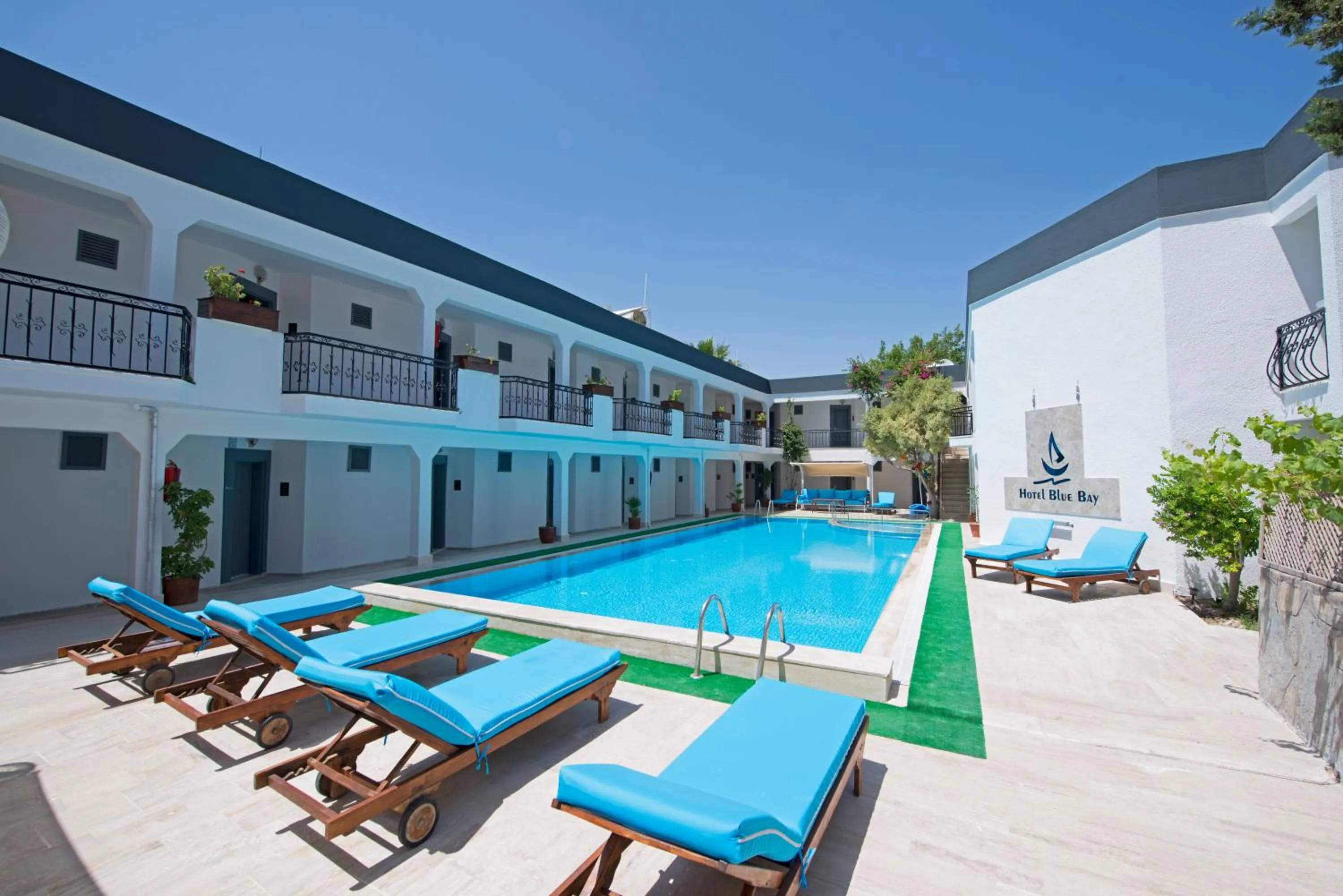 Property building in Blue Bay Beach Hotel