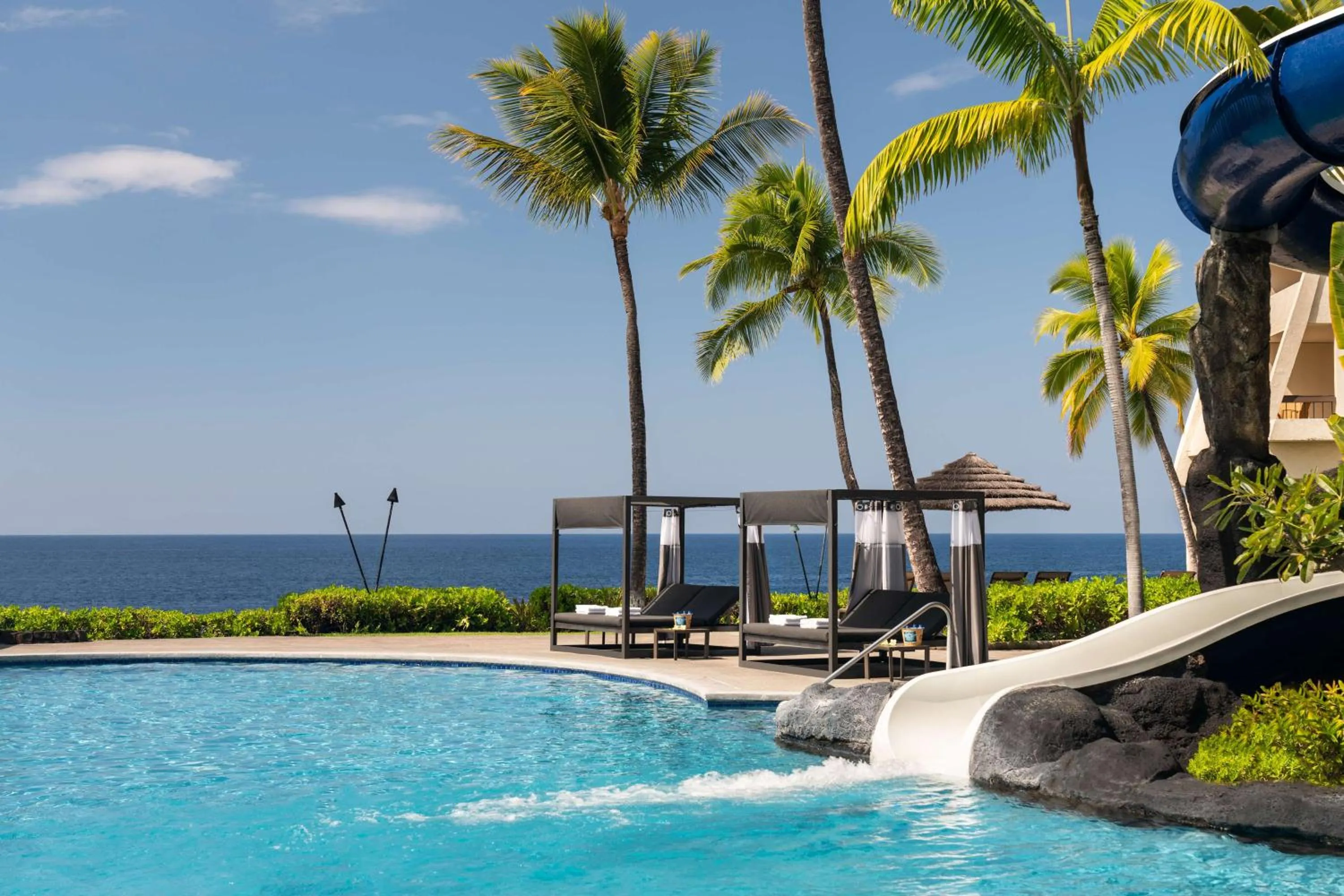 Pool view in OUTRIGGER Kona Resort and Spa