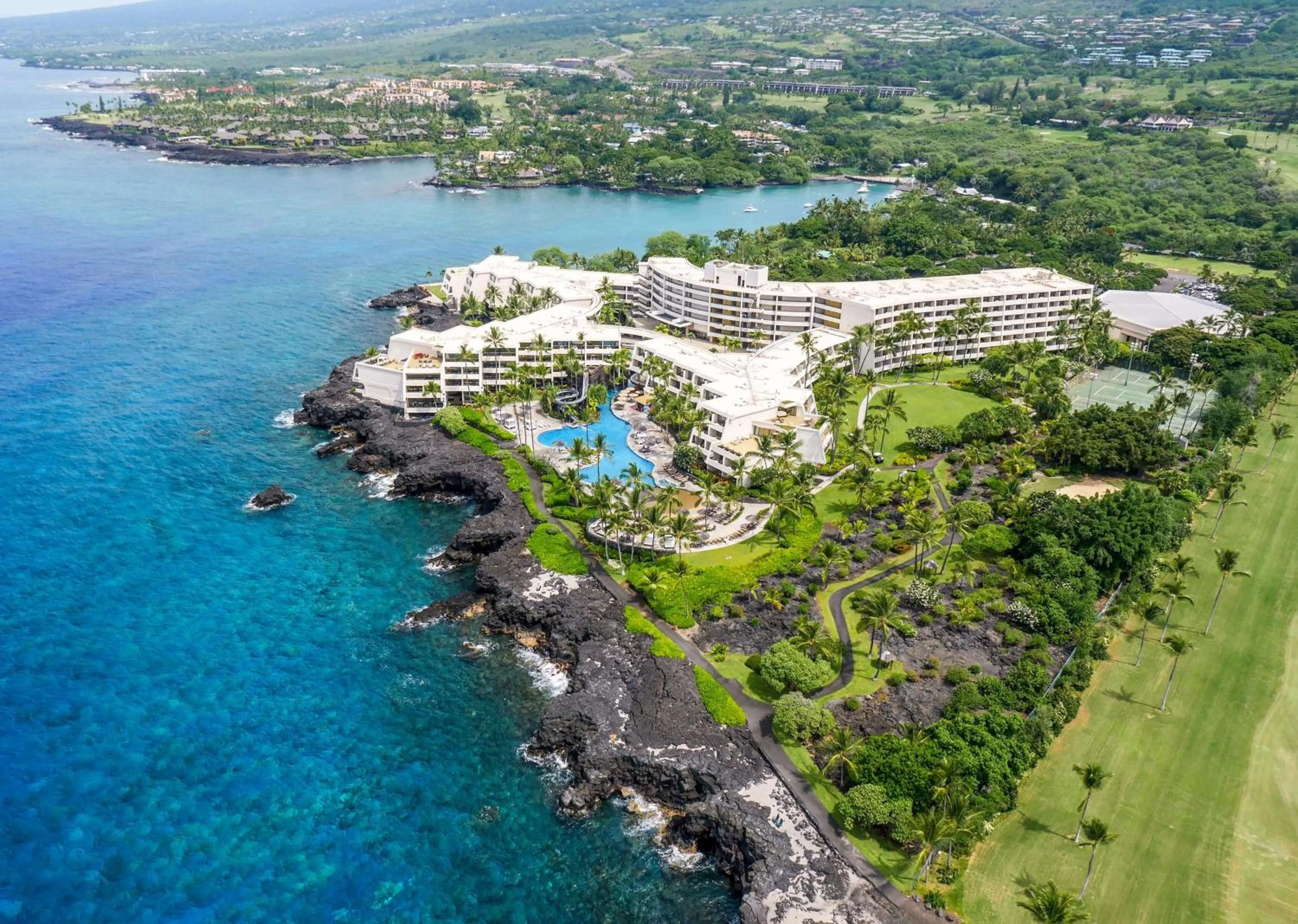 Property building in OUTRIGGER Kona Resort and Spa