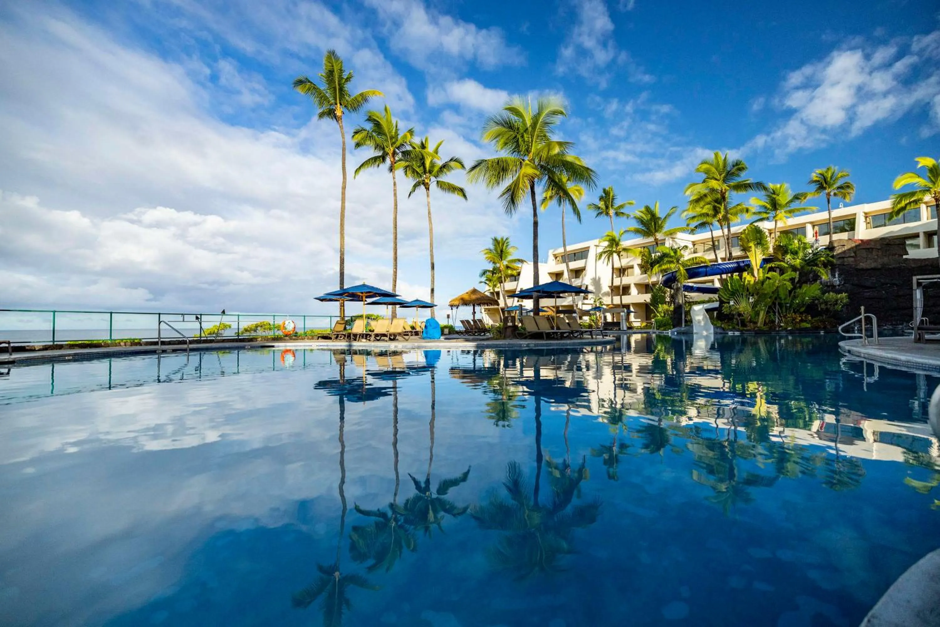 Pool view in OUTRIGGER Kona Resort and Spa