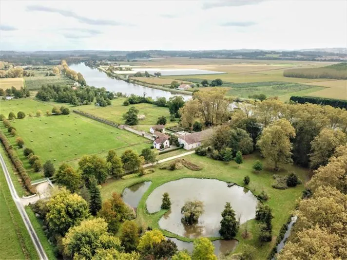 Bird's eye view in Chateau du Bec du Gave