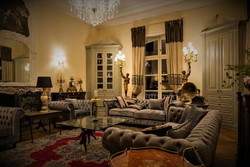 Lounge or bar in Chateau du Bec du Gave