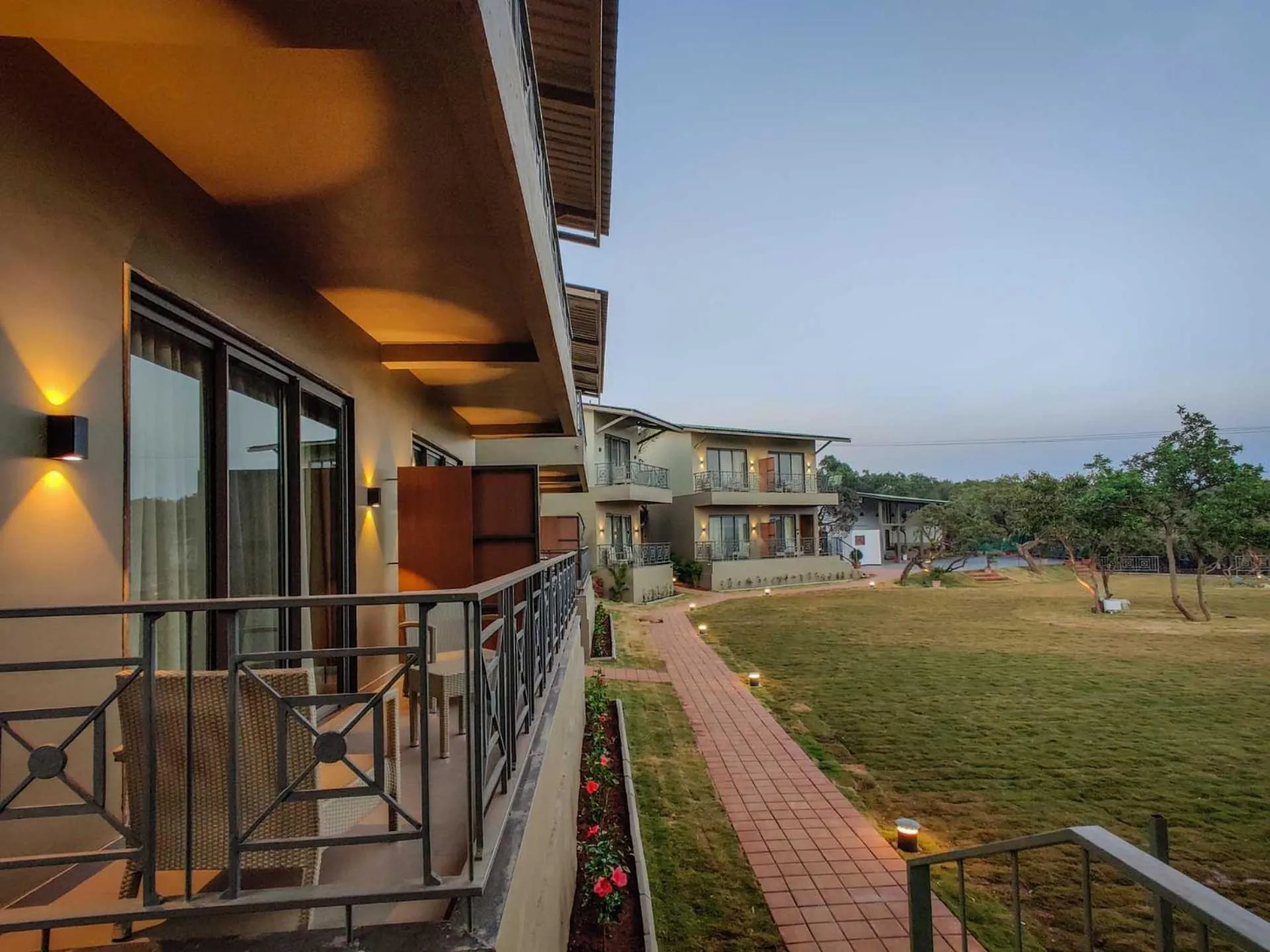 Balcony/Terrace in Advait Resort Kshetra Mahabaleshwar