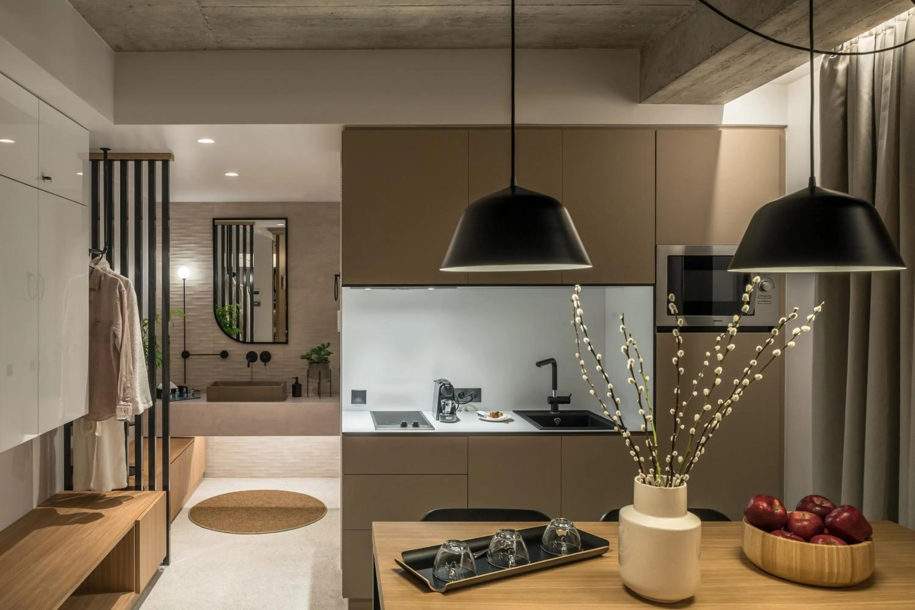 Kitchen or kitchenette in Urban Suites